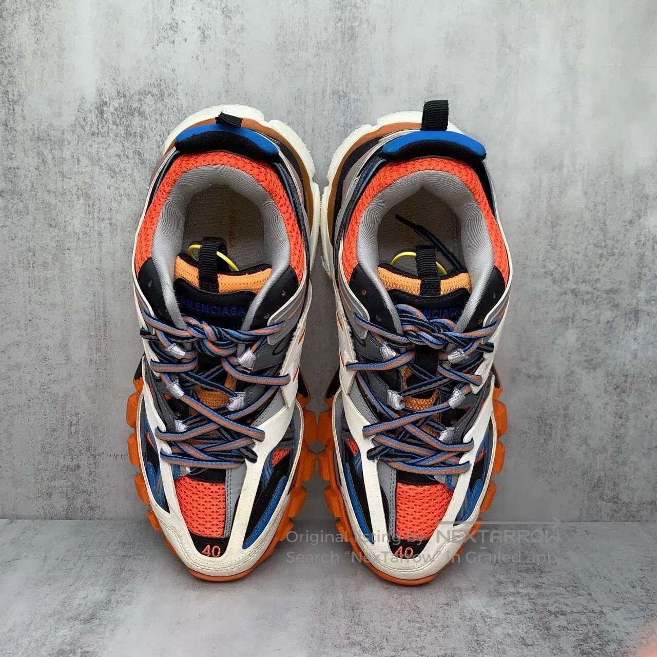 Balenciaga Balenciaga Track Sneakers Orange Size 40. Size US 7 / EU 40 - 6 Thumbnail