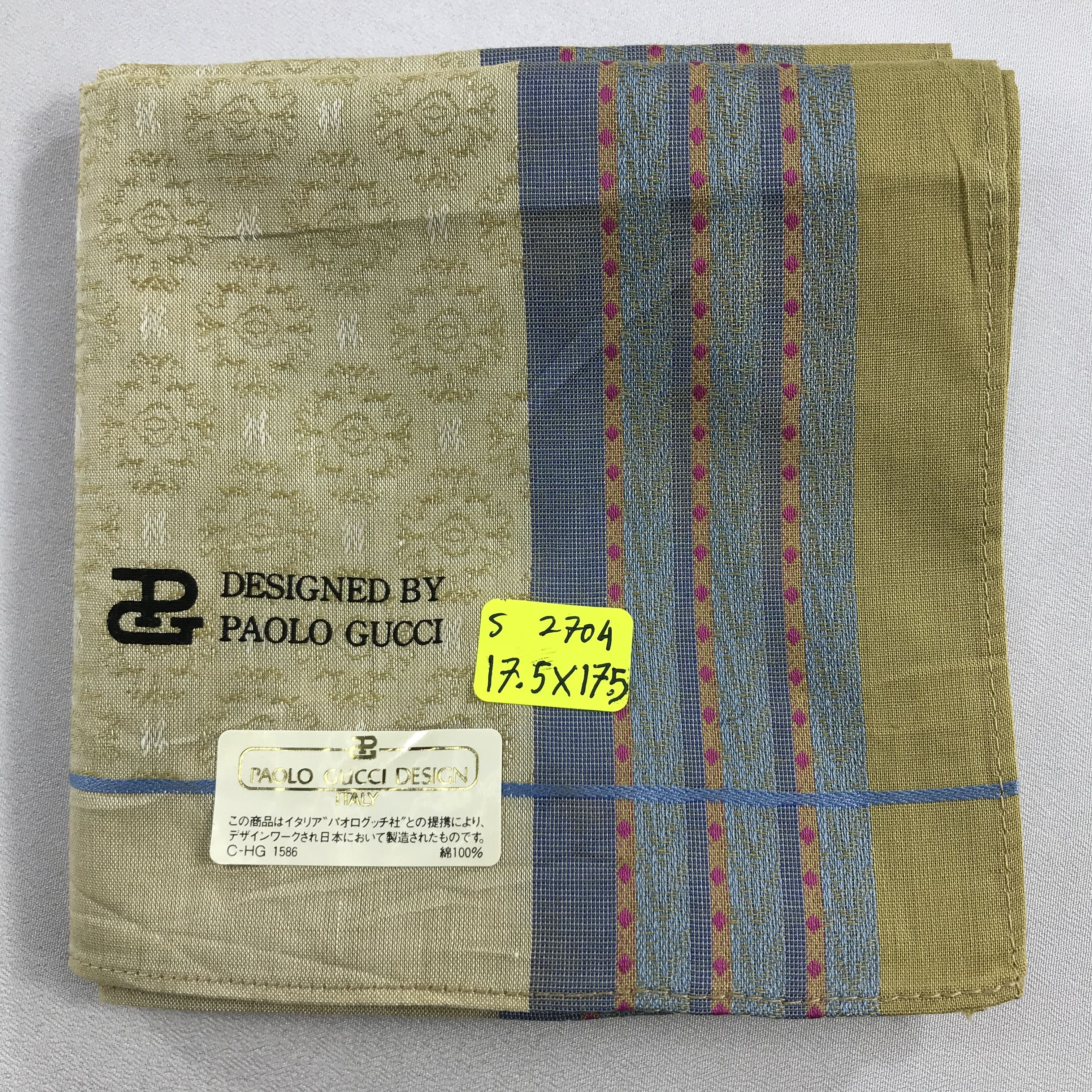 Paolo Gucci × Vintage Paolo Gucci Bandana / Handkerchief / Neckerchief -S2704 Size ONE SIZE - 5 Thumbnail