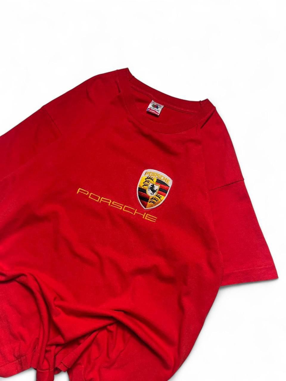 Porsche Design 1990S GILDAN MADE IN USA PORSCHE T SHIRT SINGLE STITCH Size US XL / EU 56 / 4 - 2 Thumbnail