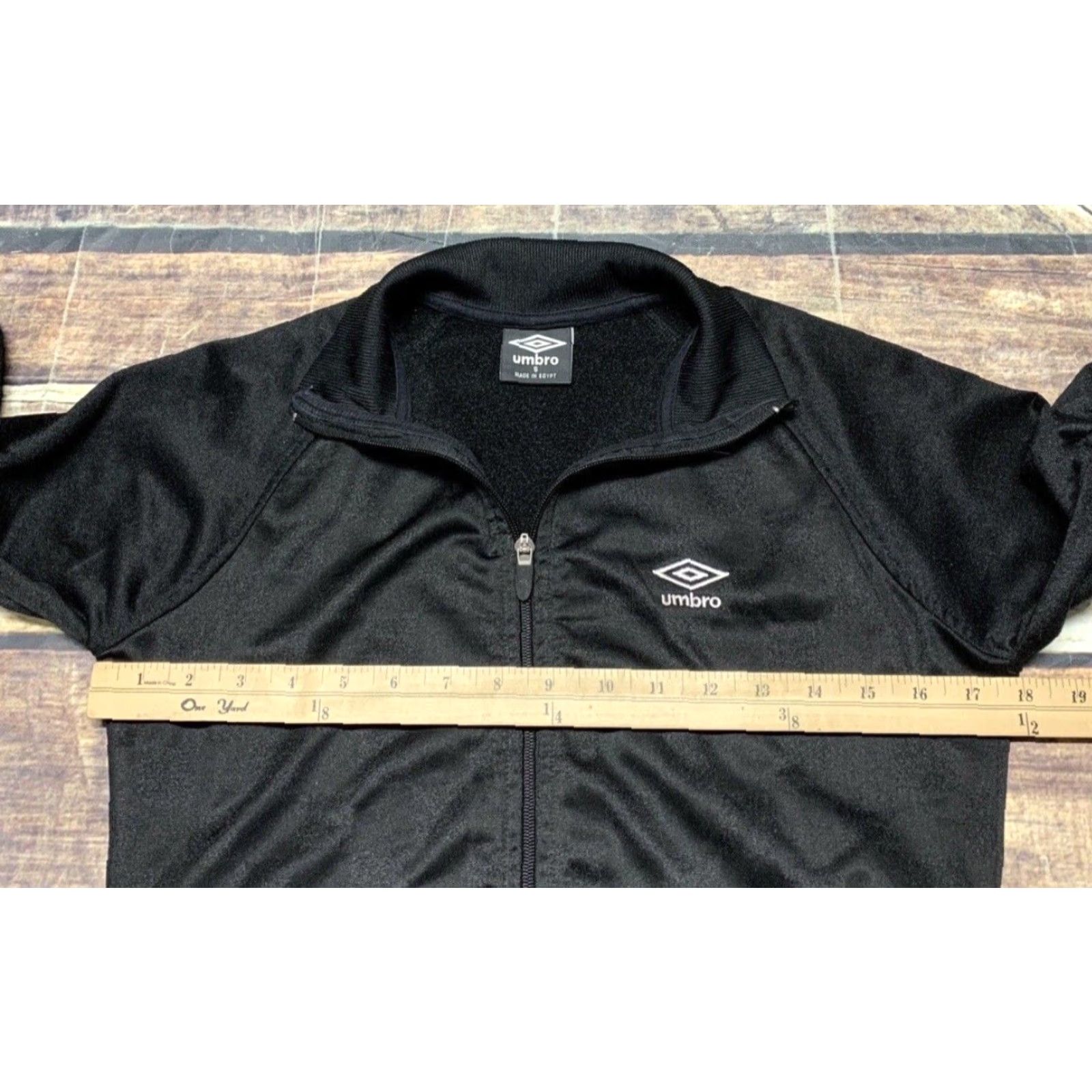 Umbro Umbro Black Full Zip Track Jacket Women's S Activewear Athleisure Size S / US 4 / IT 40 - 5 Thumbnail
