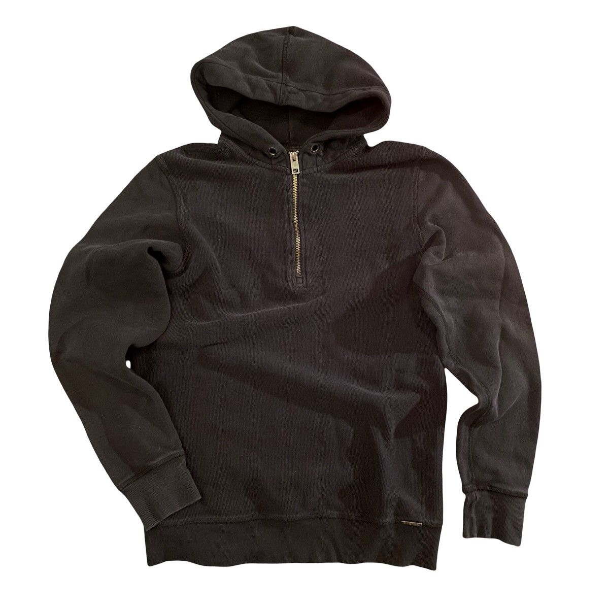Diesel Quarter-Zip Cotton Hoodie Size US M / EU 48-50 / 2 - 1 Thumbnail
