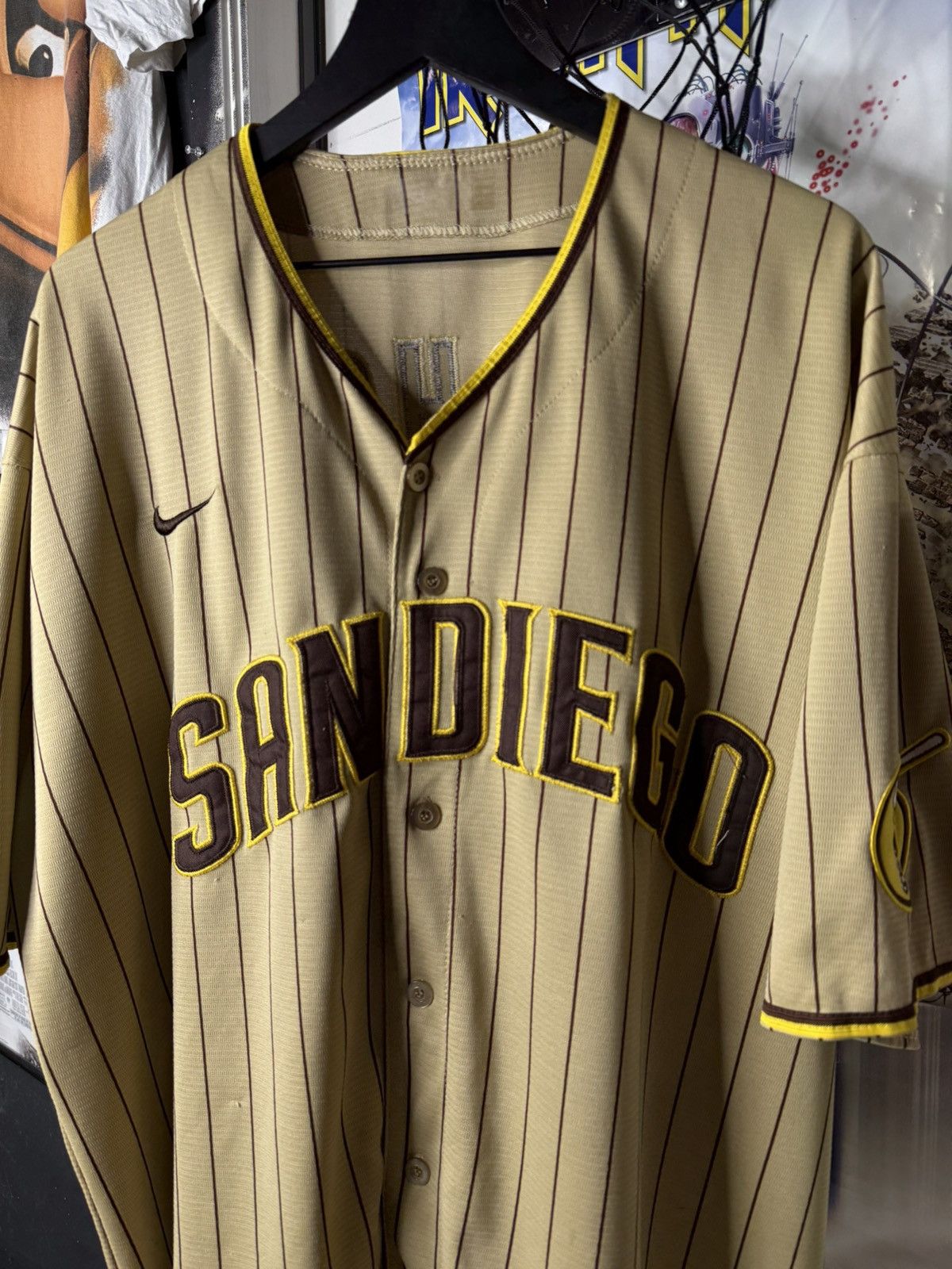 Nike San Diego Padres Manny Machado Nike Jersey Size XLarge Size US XL / EU 56 / 4 - 4 Thumbnail