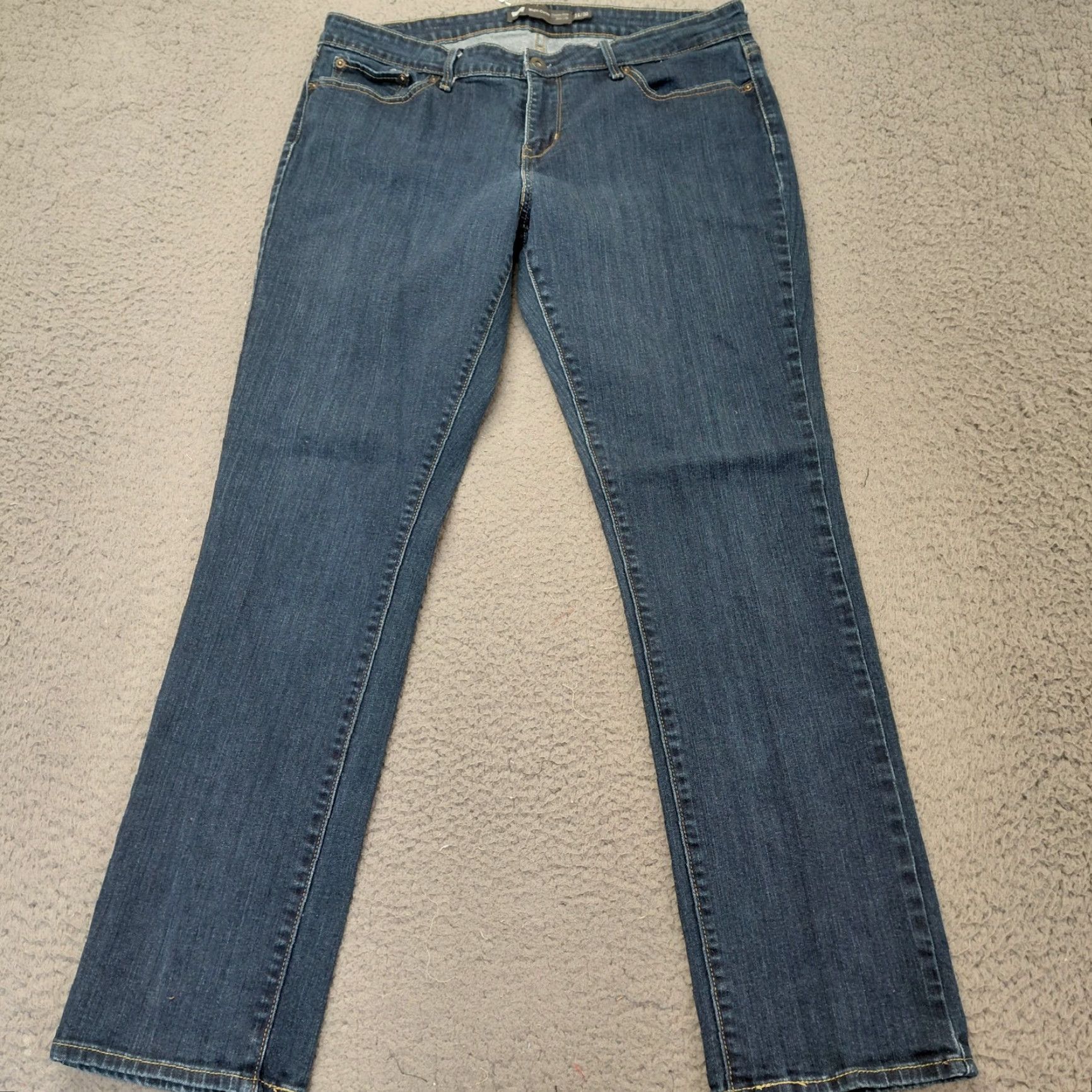 Levi's Levi’s Jeans Women 14/32 Slim Leg Blue Denim 5-Pocket Classic Rise Stretch Medium Wash Denim Jeans - Regular Size Type Size 36" / US 14 / IT 50 - 2 Thumbnail