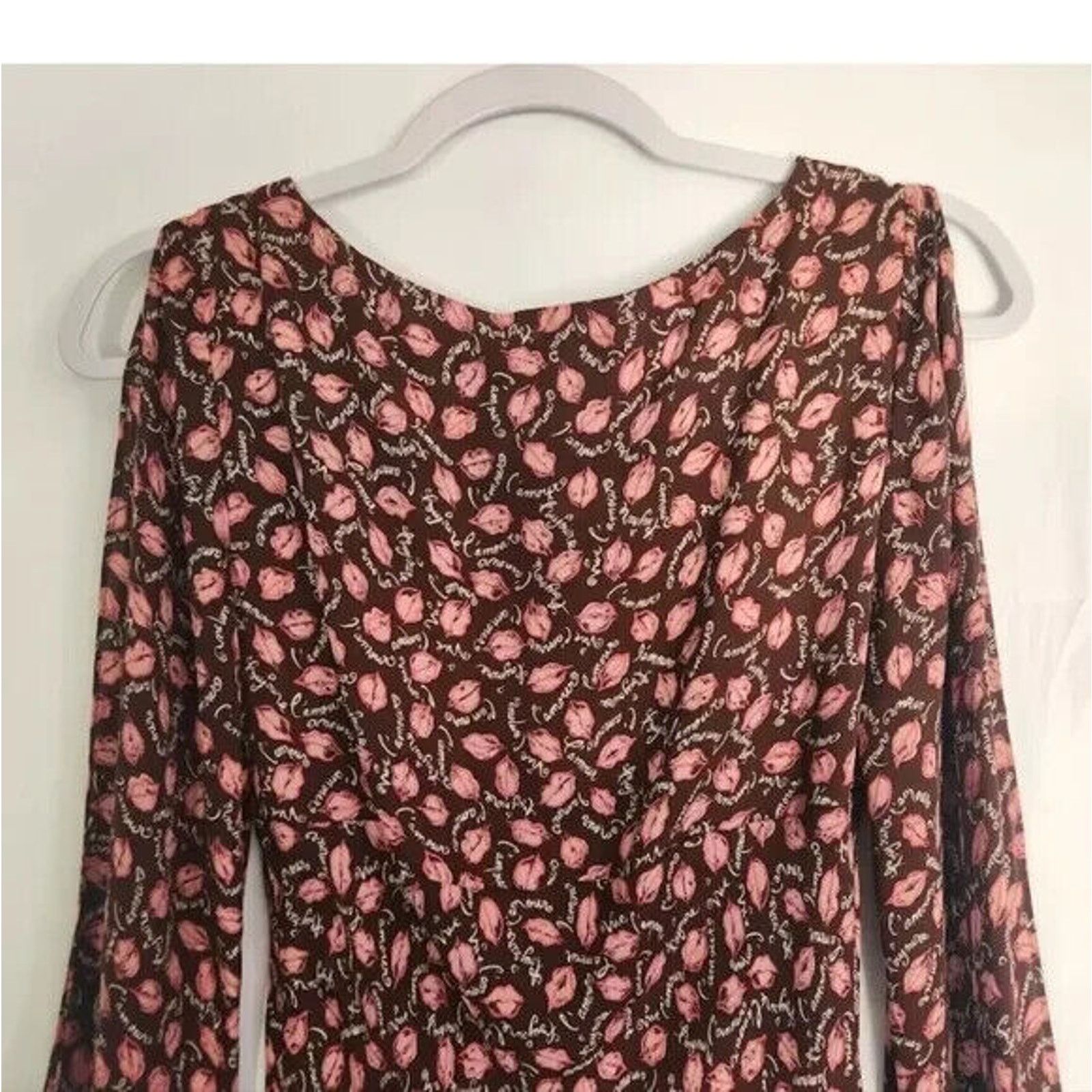 Diane von Furstenberg Vintage Diane Von Furstenberg 100% Silk Dress US 2 4 Pink Size S / US 4 / IT 40 - 6 Thumbnail