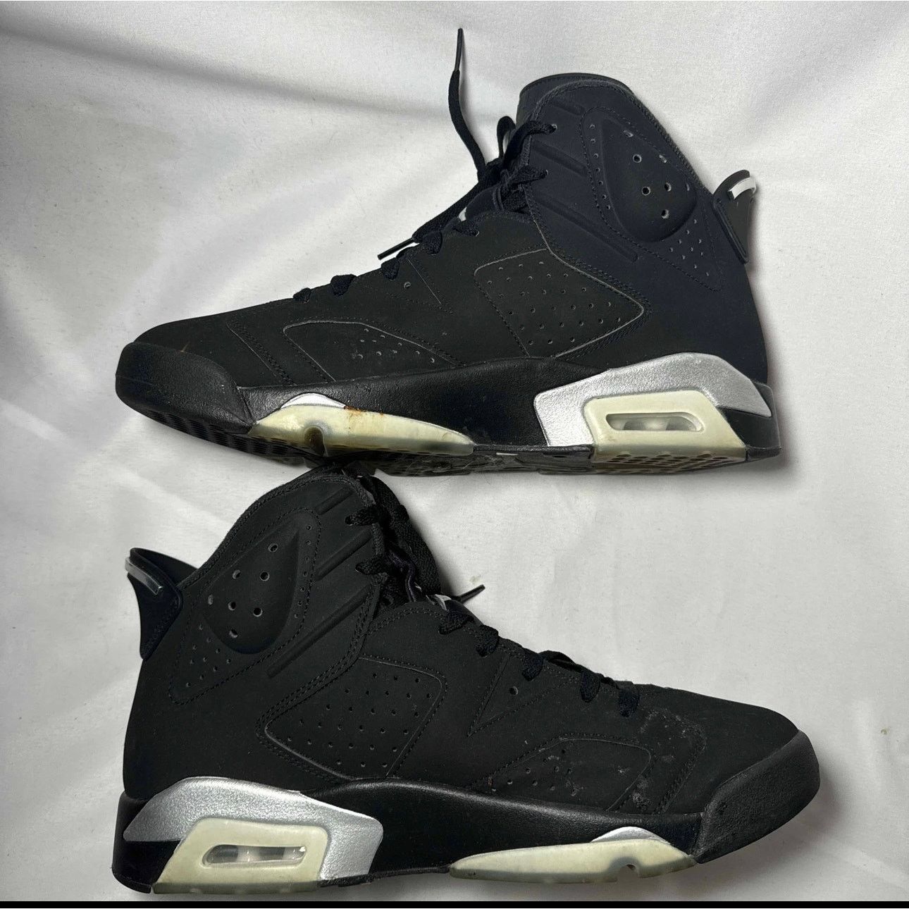 Jordan Brand × Nike Size 12 Nike Air Jordan 6 Retro Chrome Men's Shoes Ships Now Size US 12 / EU 45 - 3 Thumbnail