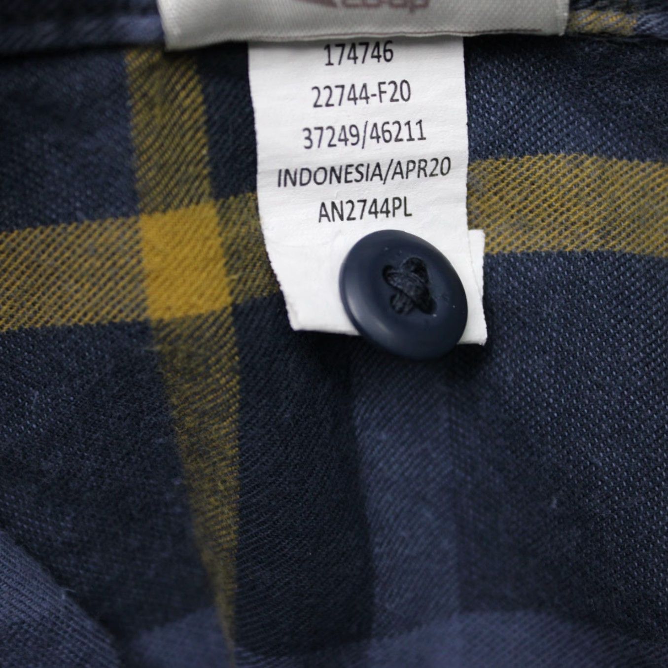 Vintage REI Co-op Shirt Mens Large Blue/Yellow Plaid Flannel Cotton Long Sleeve Button-Up Shirt Size US L / EU 52-54 / 3 - 7 Thumbnail