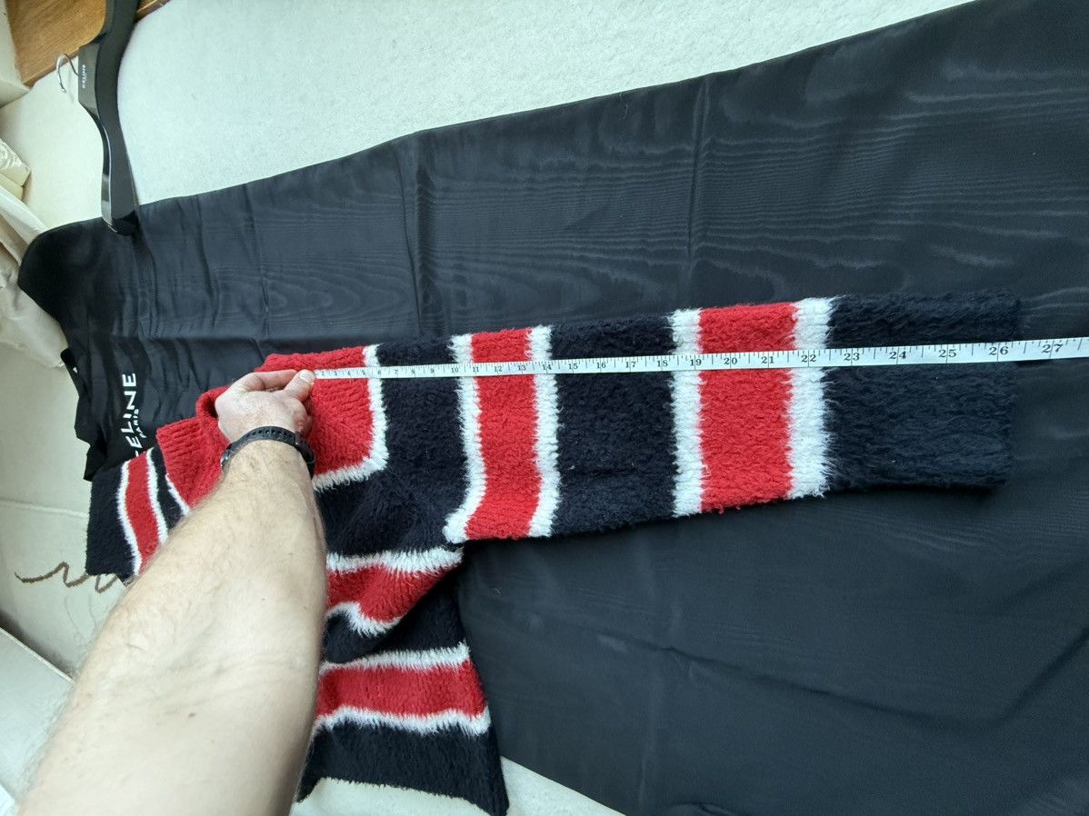 Celine $1.35k 🤑 FW24 Celine striped sweater Hedi Slimane sample Size US L / EU 52-54 / 3 - 6 Thumbnail