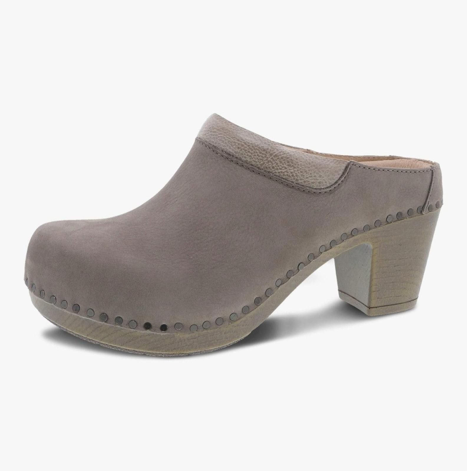 Dansko Dansko Sammy Mule Clogs Block Heel Light Wt 6.5-7 Taupe Size US 6.5 / IT 36.5 - 6 Thumbnail