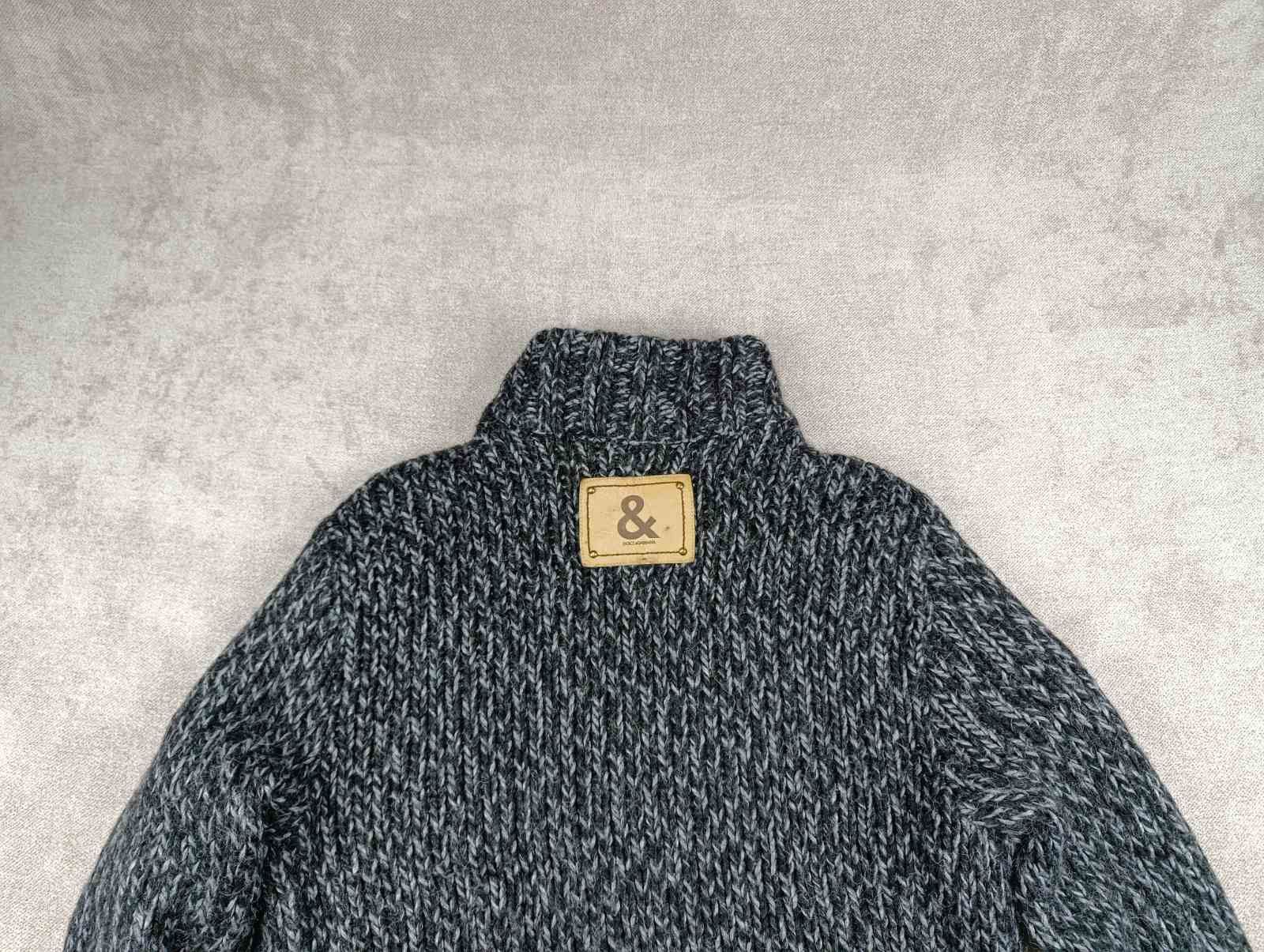 Dolce & Gabbana DOLCE GABBANA MEN'S VINTAGE CHICKEN KNIT SHERPA SWEATER Size US S / EU 44-46 / 1 - 5 Thumbnail