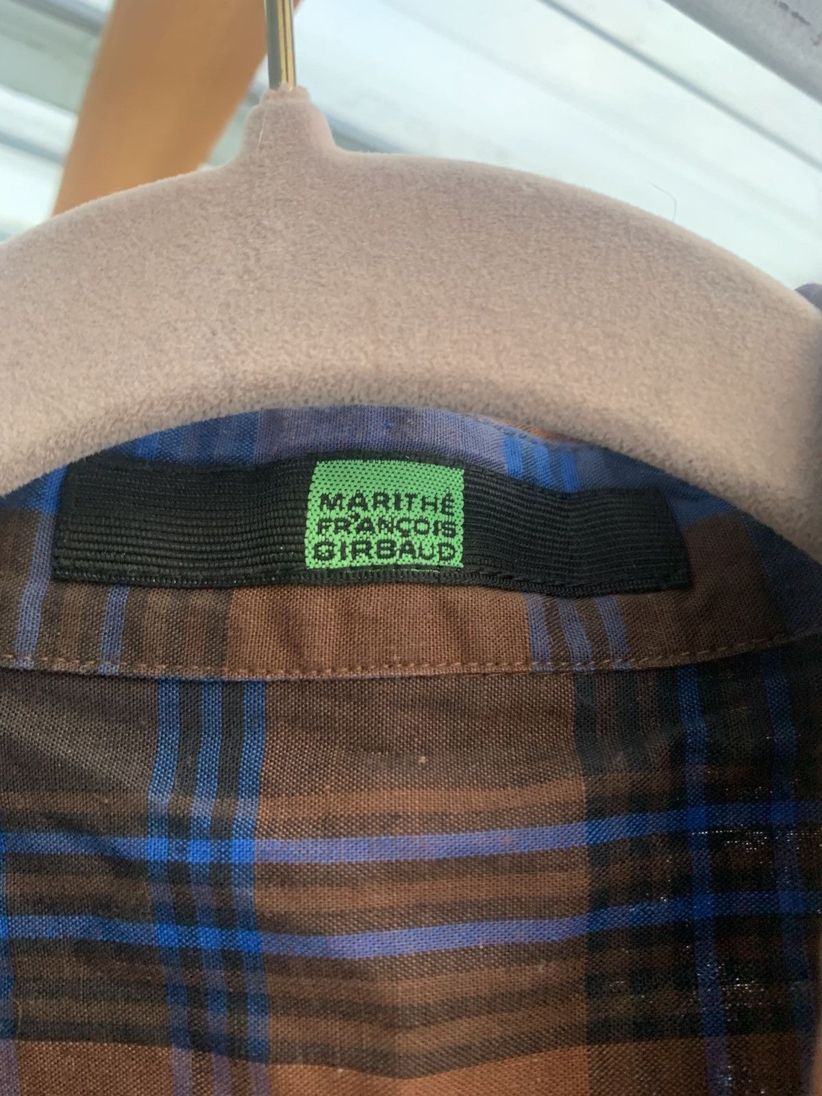 Marithe + Francois Girbaud Vintage Girbaud Plaid Button-Down w. X-Pockets Size US L / EU 52-54 / 3 - 2 Thumbnail