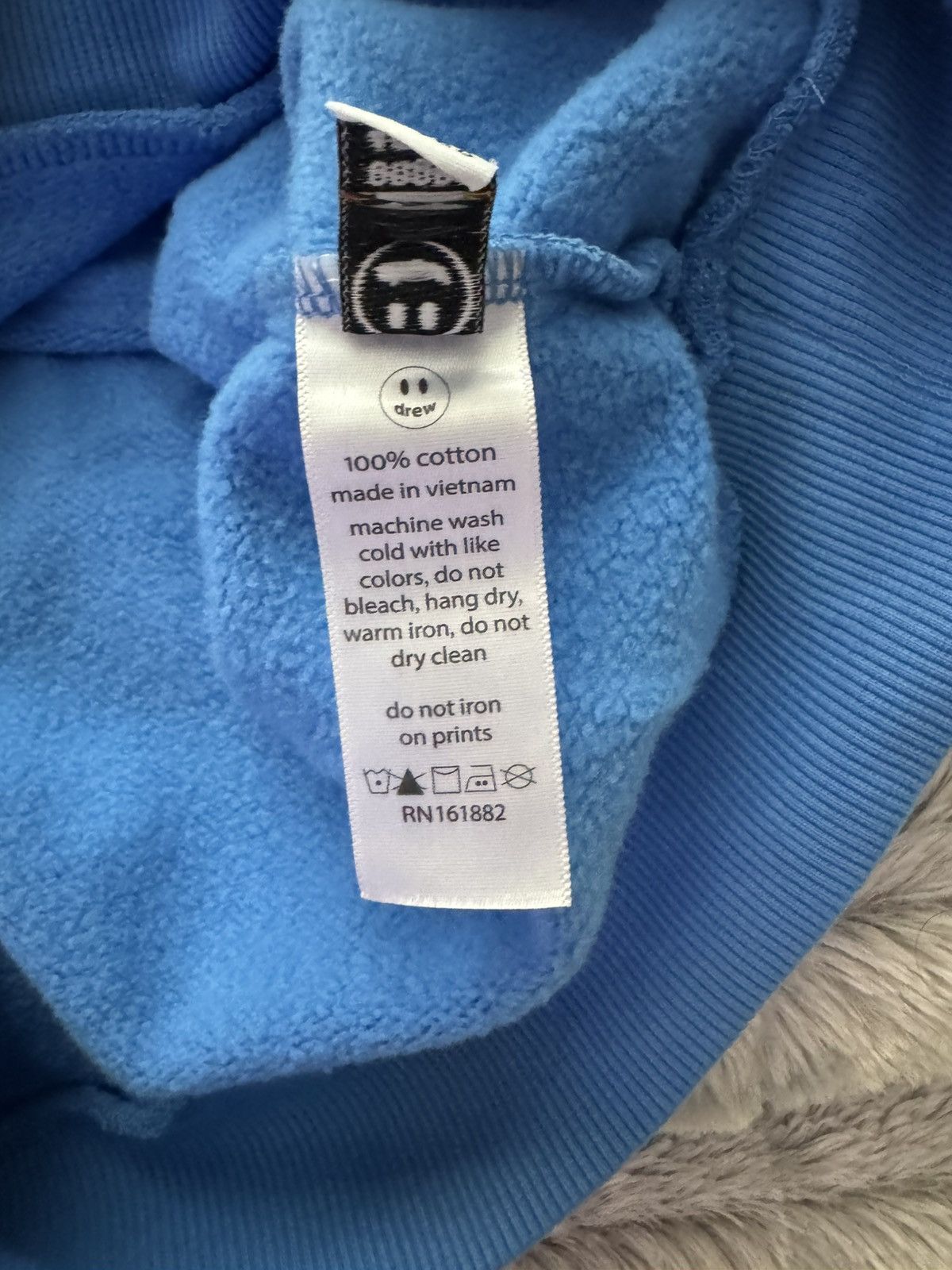 Drew House Kids Blue Drew House Hoodie Size US XS / EU 42 / 0 - 12 Thumbnail