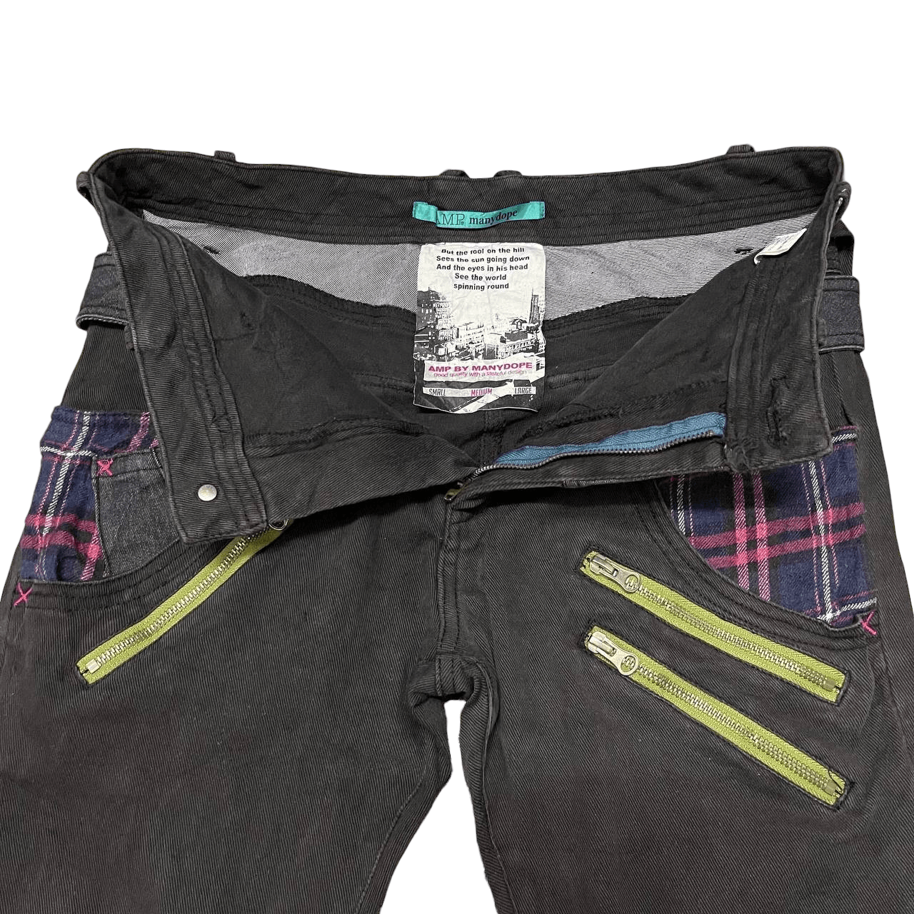 AMP Vintage AMP by Manydope Multi Pocket Zipper Pants Size US 32 / EU 48 - 10 Thumbnail