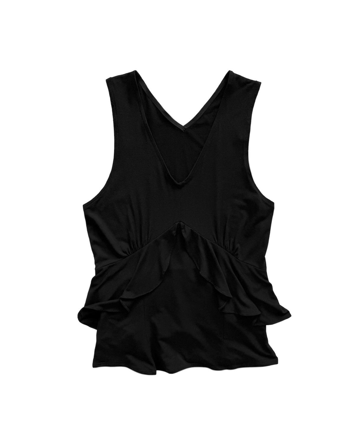 ATSURO TAYAMA ATSURO TAYAMA BLACK TANK TOP Size XS / US 0-2 / IT 36-38 - 2 Thumbnail