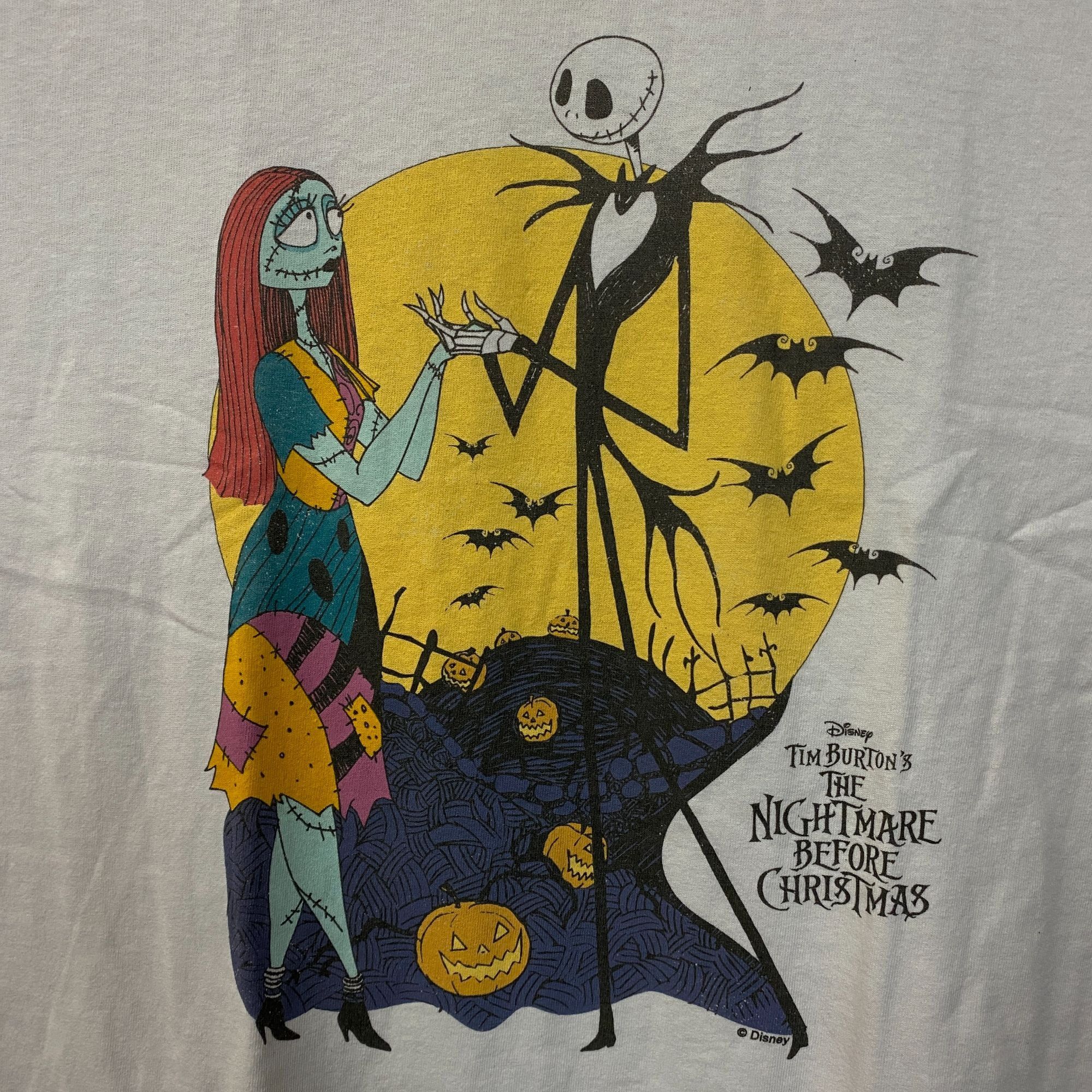 Junk Food The Nightmare Before Christmas Jack and Sally T-Shirt Size 2 Size US XXL / EU 58 / 5 - 2 Thumbnail