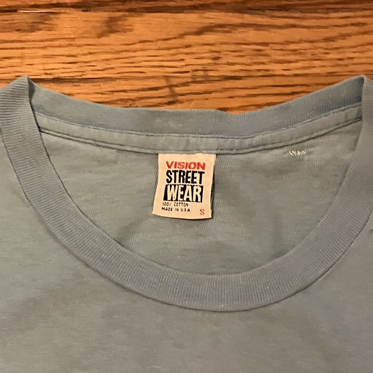 Vintage 1980s Vision Street Wear T-Shirt Size US S / EU 44-46 / 1 - 3 Thumbnail