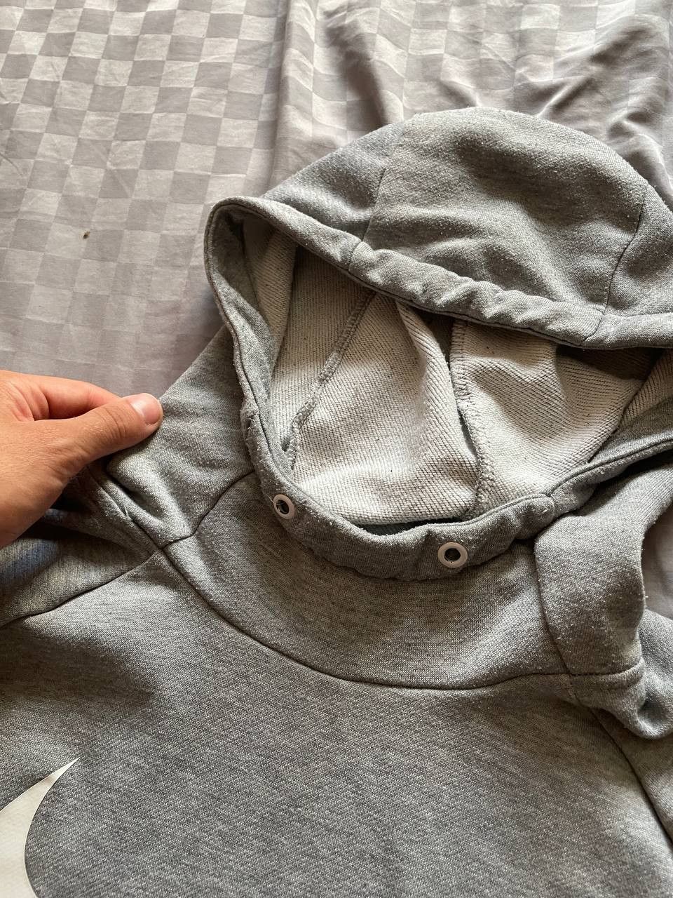 Nike Vintage Nike Hoodie Large Y2K Sportswear Swoosh Gray Size US M / EU 48-50 / 2 - 5 Thumbnail