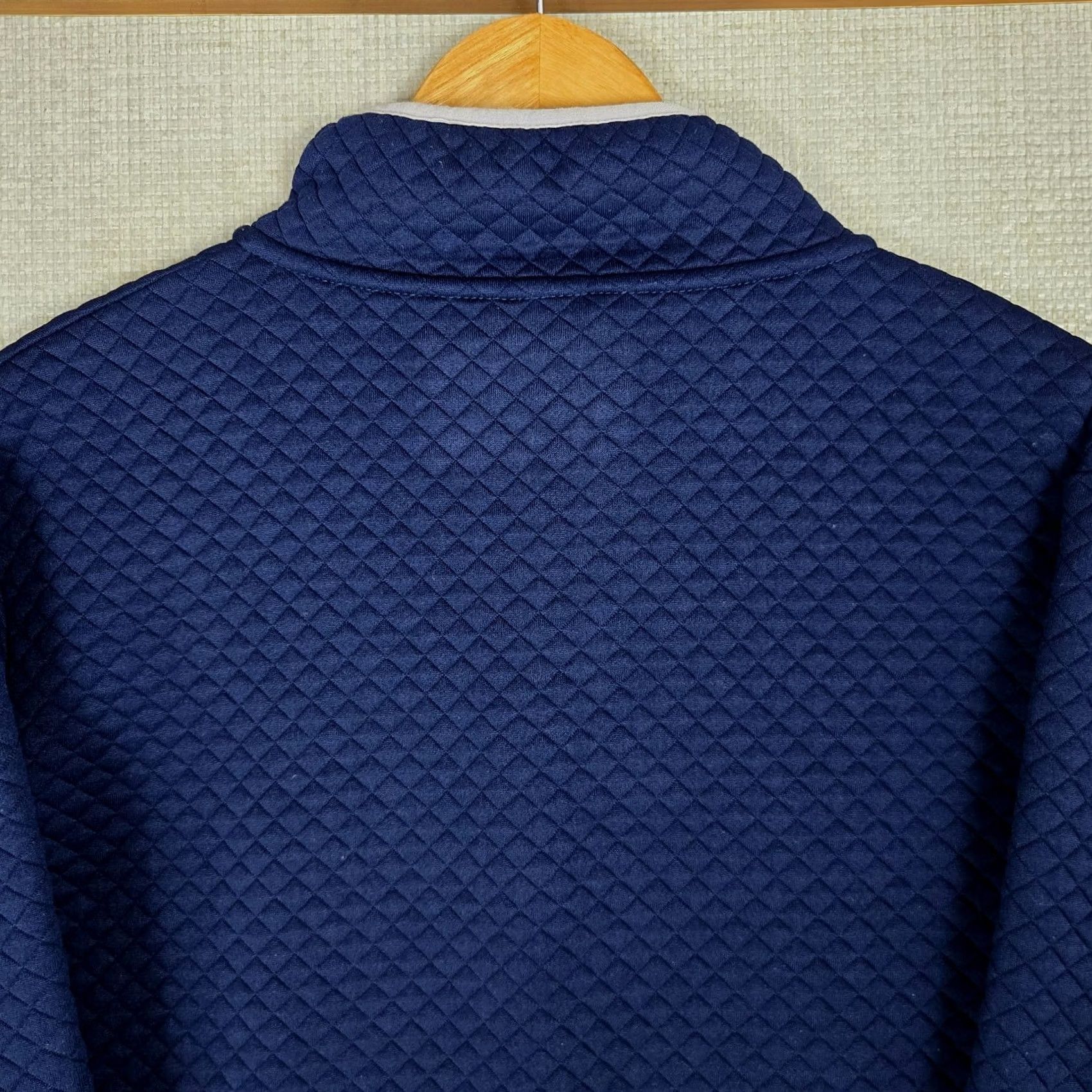 Logo 7 CHICAGO CUBS Windbreaker Pullover 1/4 Zip Teacher Logo Mens Medium NFC Blue Quilted Moistu re Wicking Breathable Polyester Size US M / EU 48-50 / 2 - 7 Thumbnail