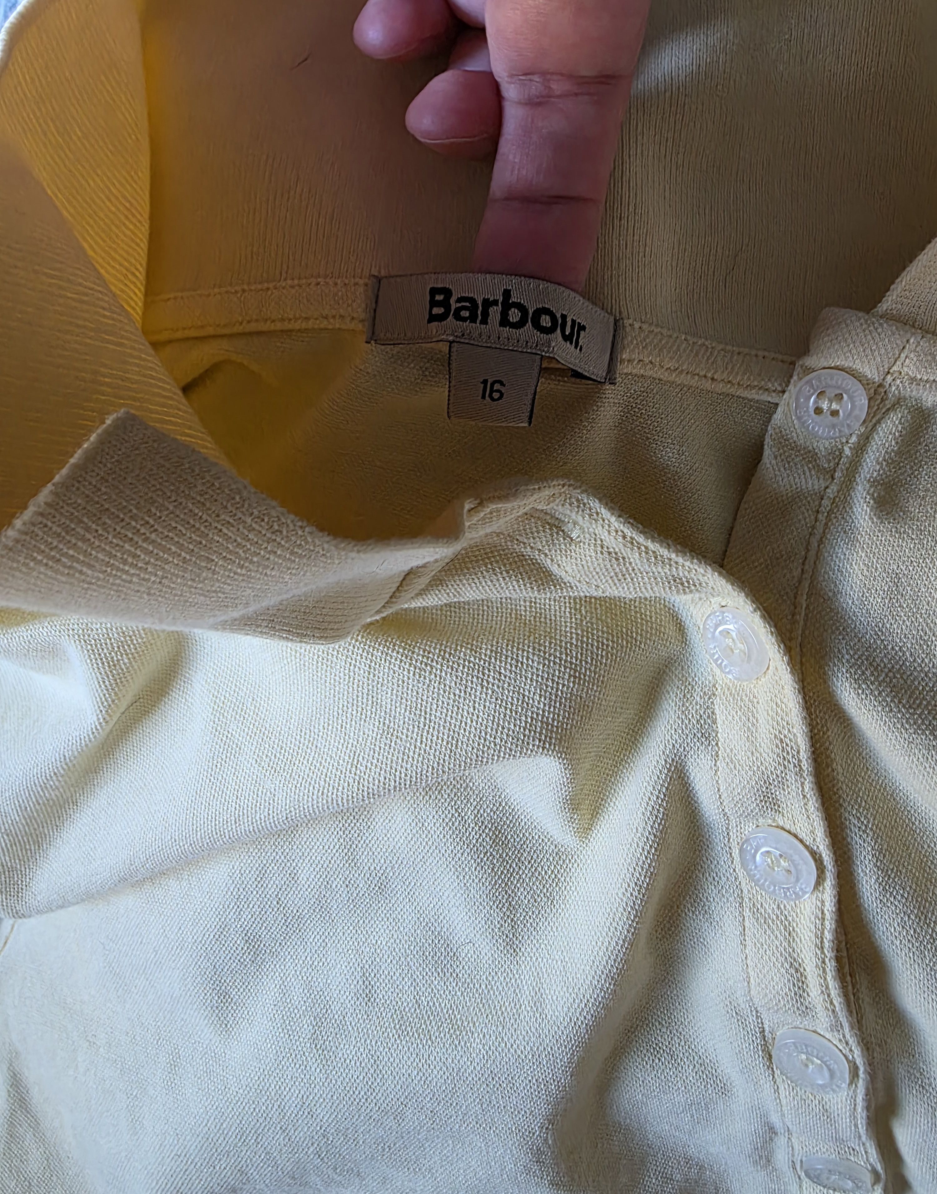 Barbour Barbour women's polo t-shirt XL Yellow basic Size XL / US 12-14 / IT 48-50 - 12 Thumbnail
