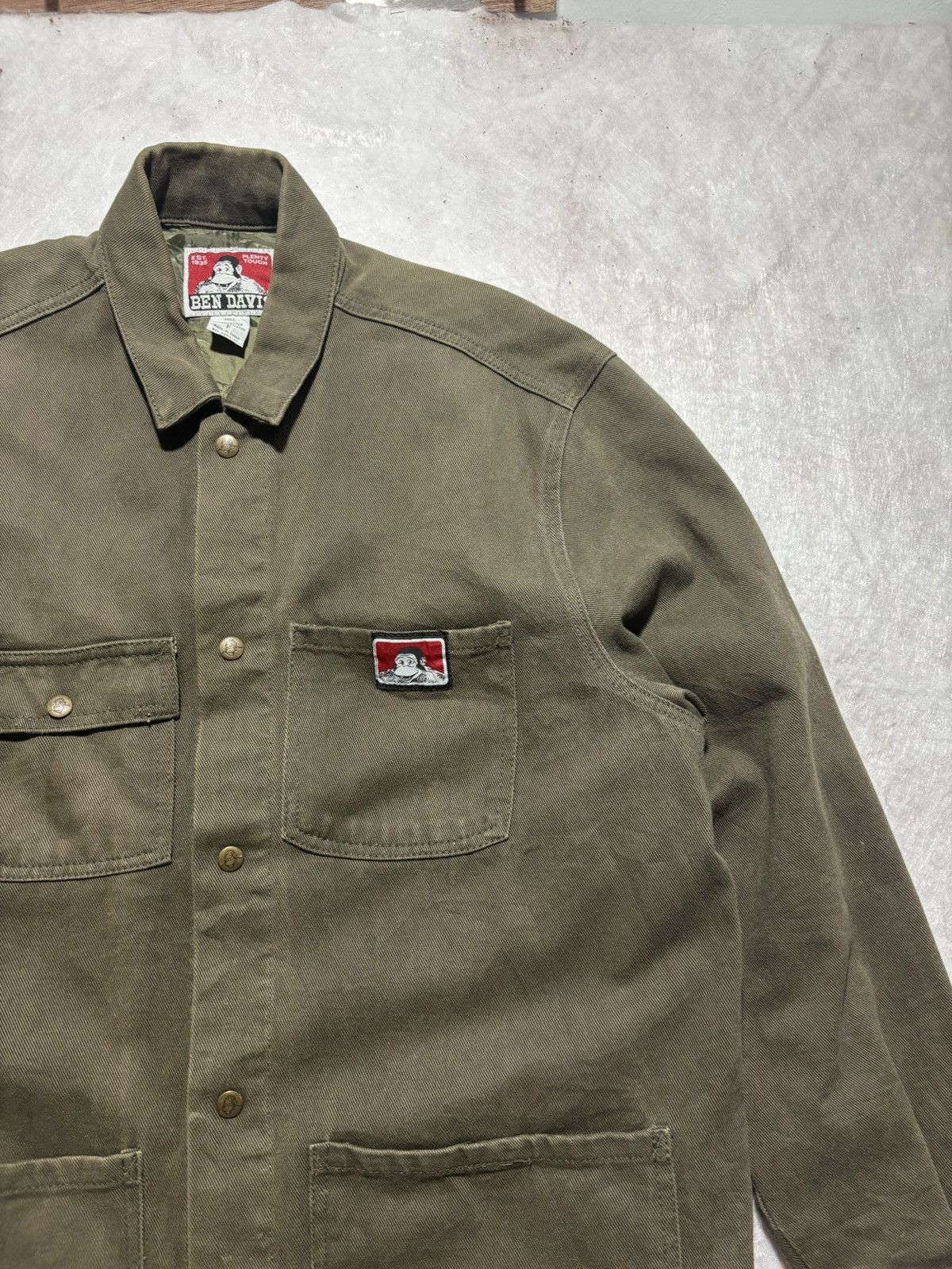 Ben Davis Vintage 90’s Ben Davis Work Chore Jacket Size US L / EU 52-54 / 3 - 2 Thumbnail