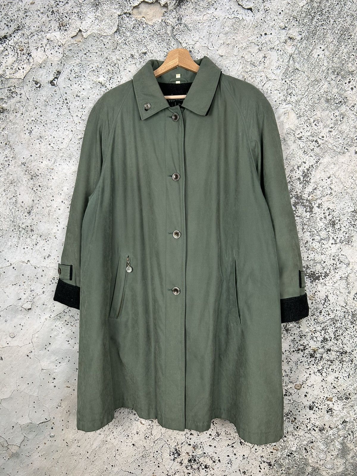 Vintage Vintage Green Coat Avant Garde Archive Japanese Designer Size US L / EU 52-54 / 3 - 1 Thumbnail