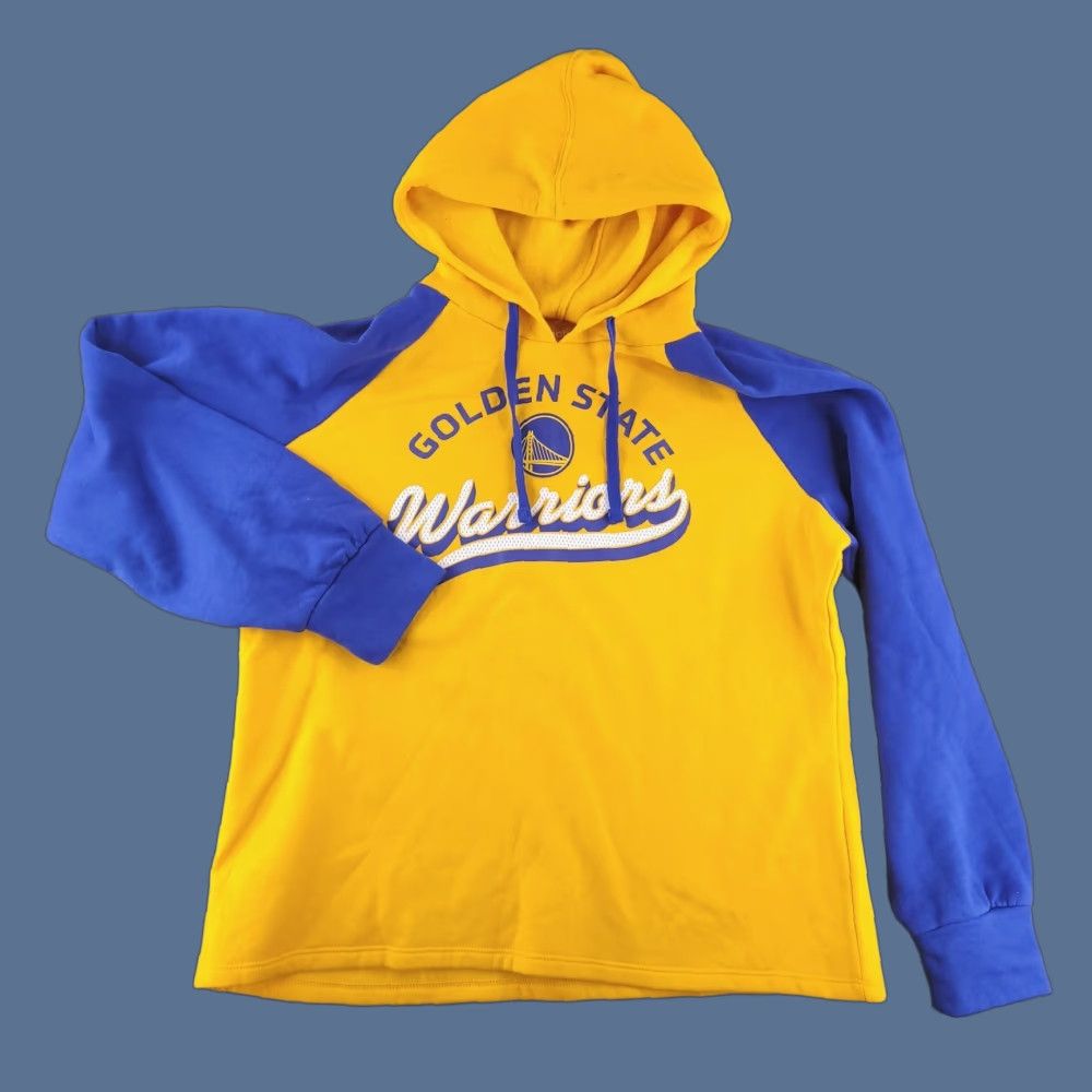 Vintage Fanatics Hoodie Womens XL Yellow Golden State Warrior NBA Curry Sweatshirt Size XL / US 12-14 / IT 48-50 - 1 Thumbnail