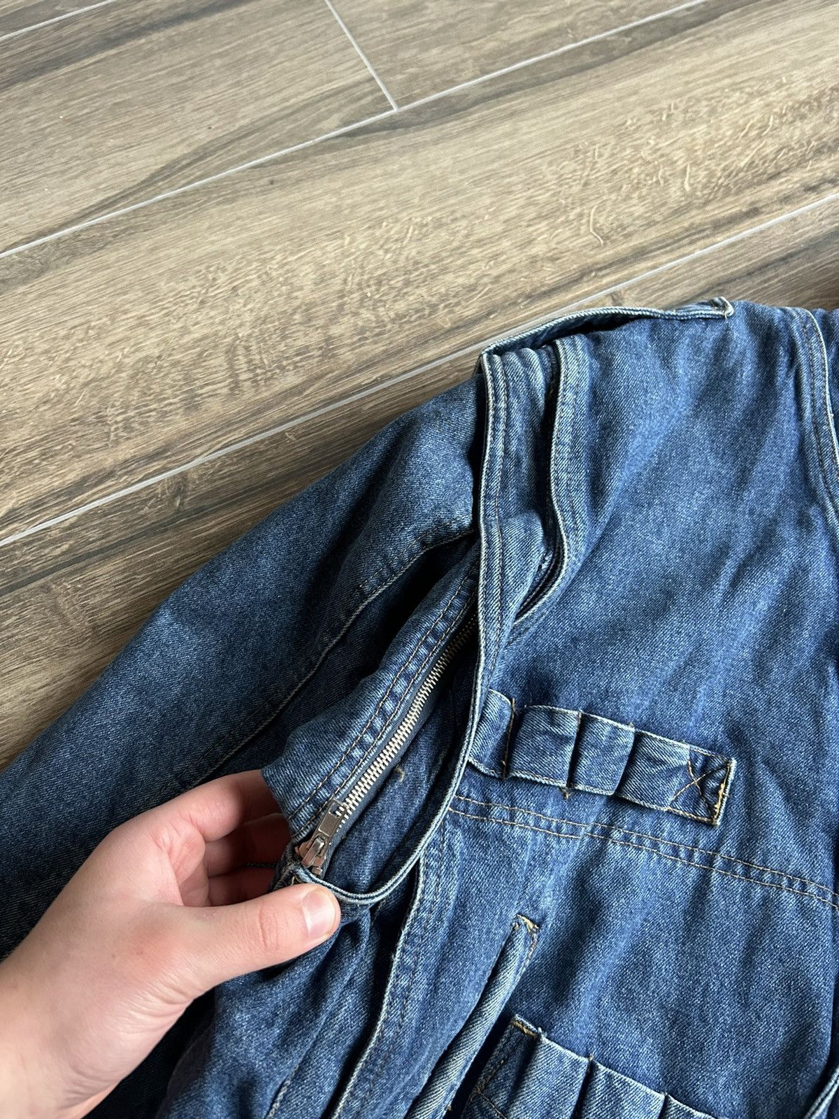 Vintage Vintage Multi-Pocket Wallees Archive Clothing denim jacket Size US XL / EU 56 / 4 - 7 Thumbnail
