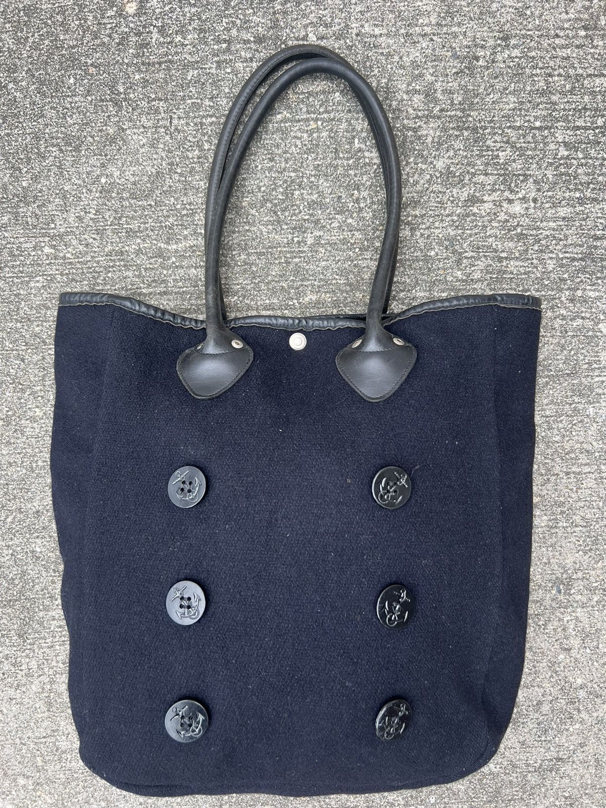Schott Vintage Schott N.Y.C. Pea Jacket Wool Tote Bag Size ONE SIZE - 7 Thumbnail