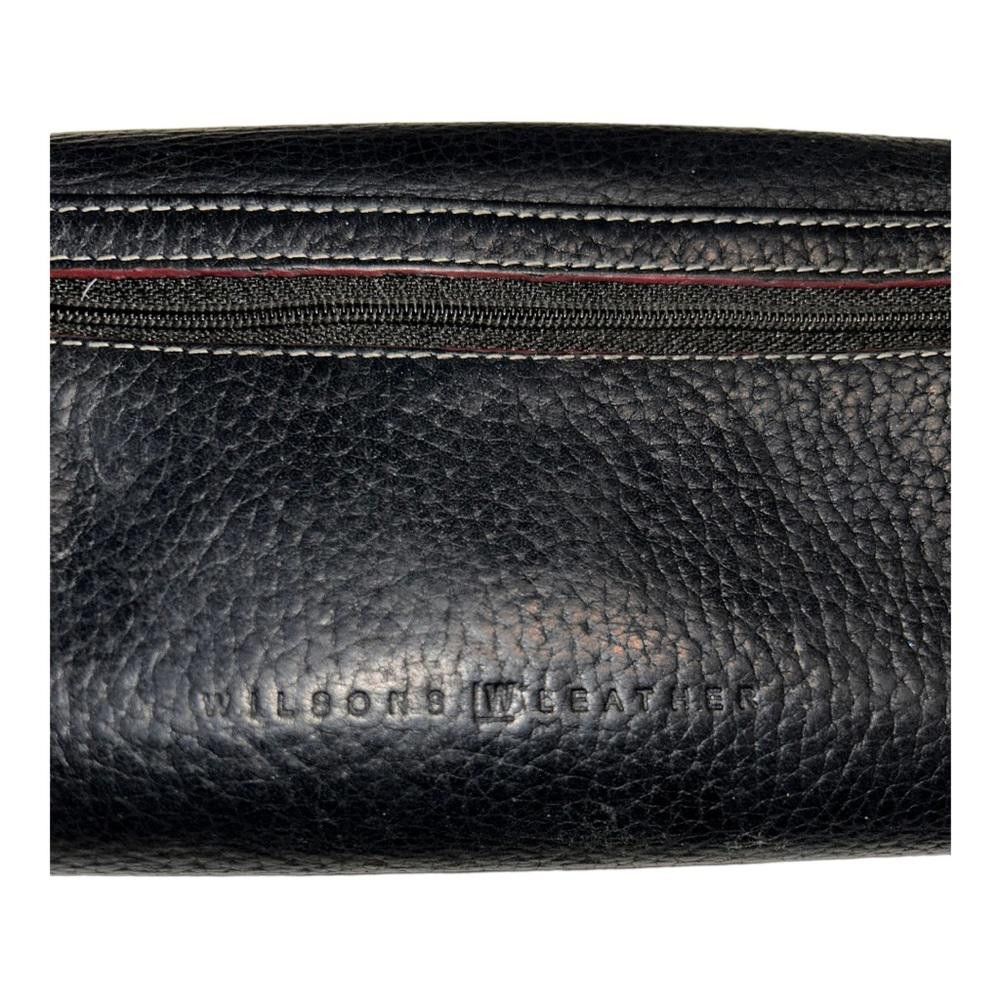 Wilsons Leather Wilsons Leather l Black Leather Folding Wallet Size ONE SIZE - 5 Thumbnail