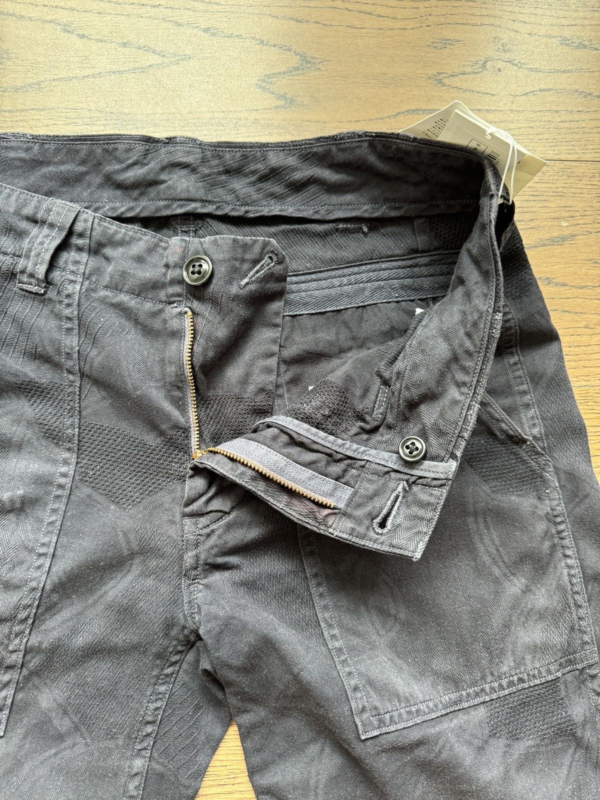 Nanamica Nanamica Japan Mens Navy Subtle Pattern Summer Cotton Shorts Size US 30 / EU 46 - 2 Thumbnail