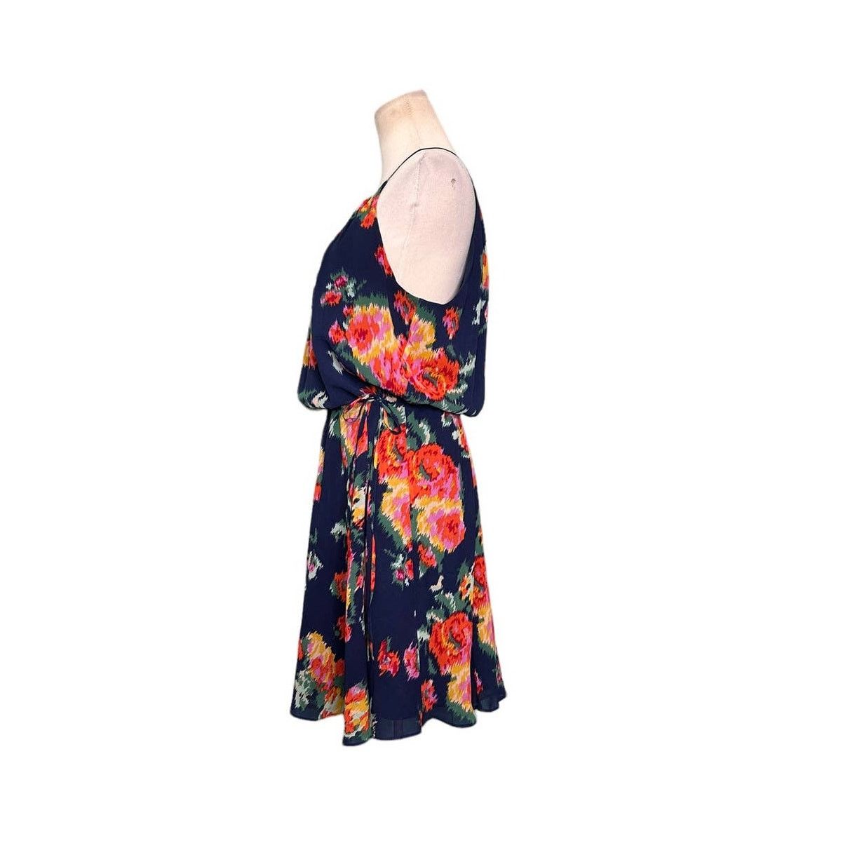 Joie Joie Makana blue floral lined dress size Large Size L / US 10 / IT 46 - 8 Thumbnail