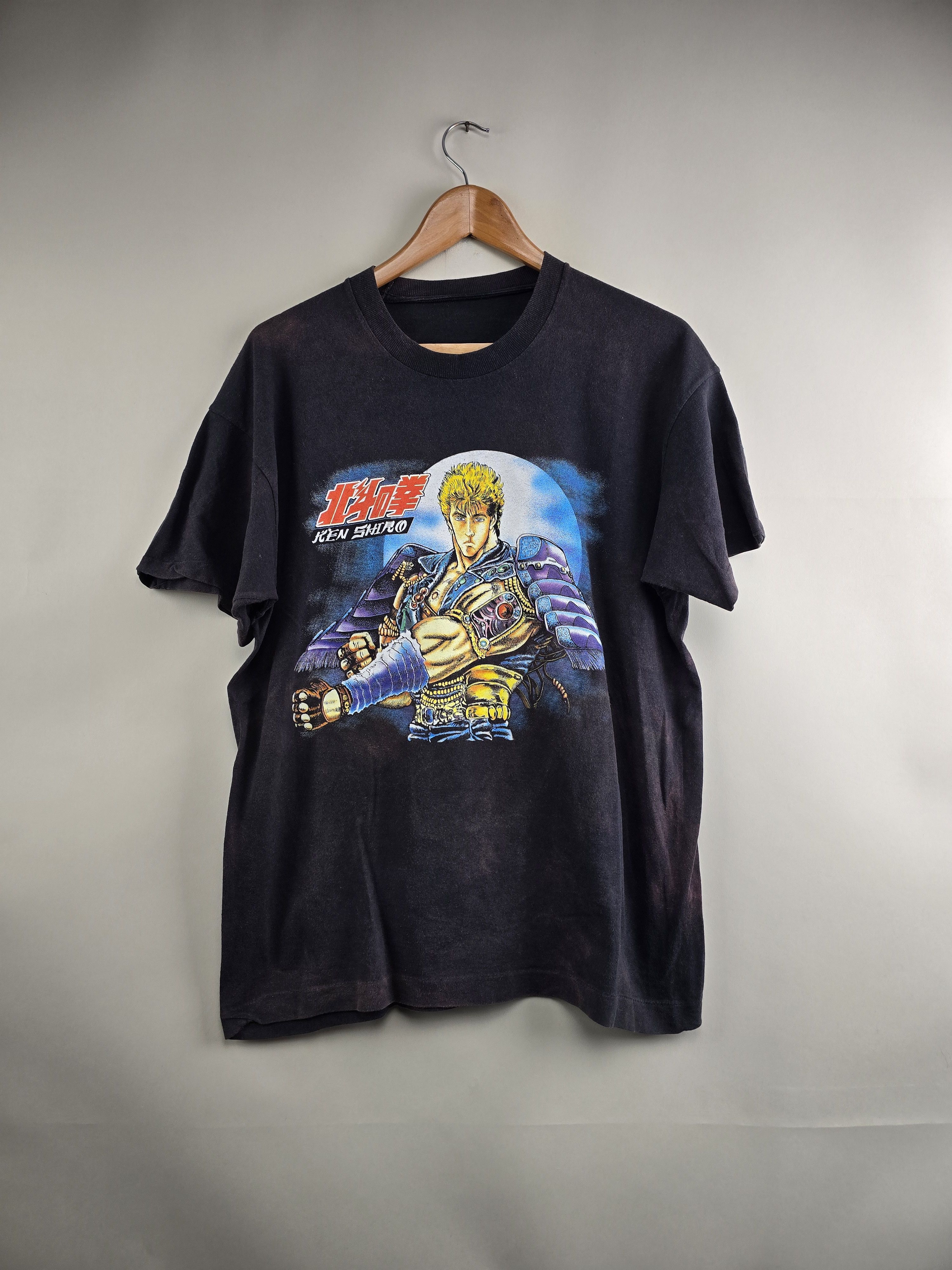 Anime × Japanese Brand × Vintage 90s Hokuto No Ken Kenshiro Fist of the north star Anime tee Size US L / EU 52-54 / 3 - 1 Thumbnail