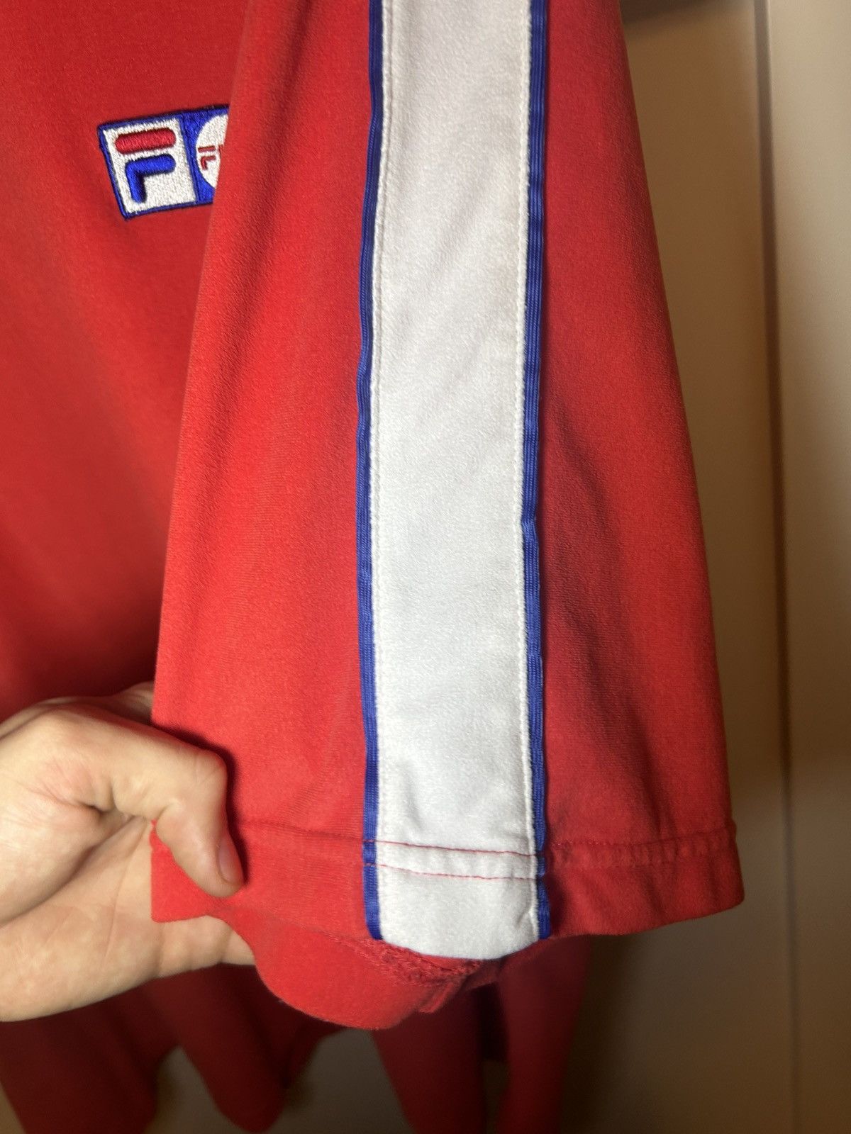 Fila × Vintage Vintage Fila soccer crest chain stitched oversized T-shirt Size US XL / EU 56 / 4 - 6 Thumbnail
