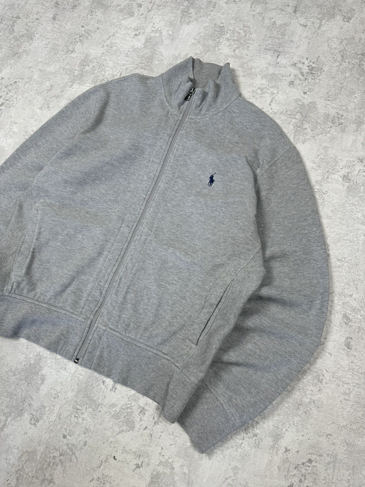 Polo Ralph Lauren Vintage Polo Ralph Lauren Y2K Gray Zip Sweatshirt Size L Size US L / EU 52-54 / 3 - 3 Thumbnail