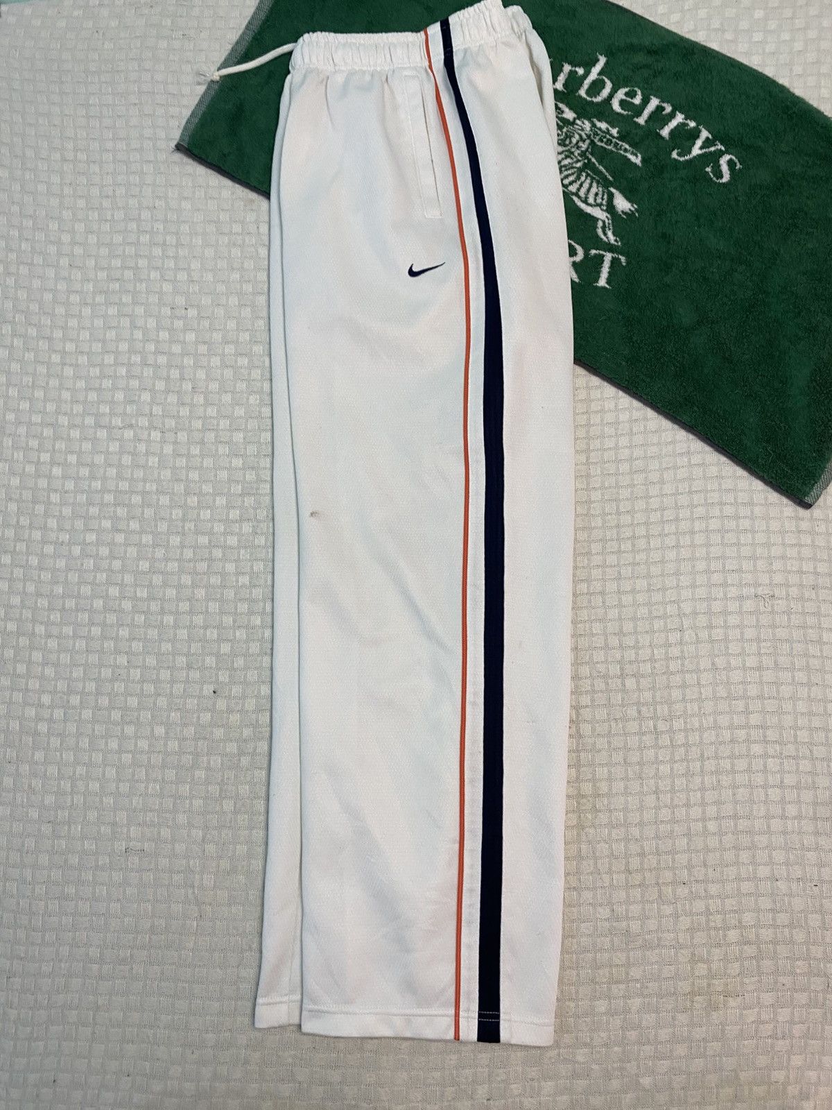 Carhartt Wip × Nike 💥 VINTAGE NIKE SUPER BAGGY 90S WIDE LEG TRACK PANTS Y2K Size US 34 / EU 50 - 2 Thumbnail