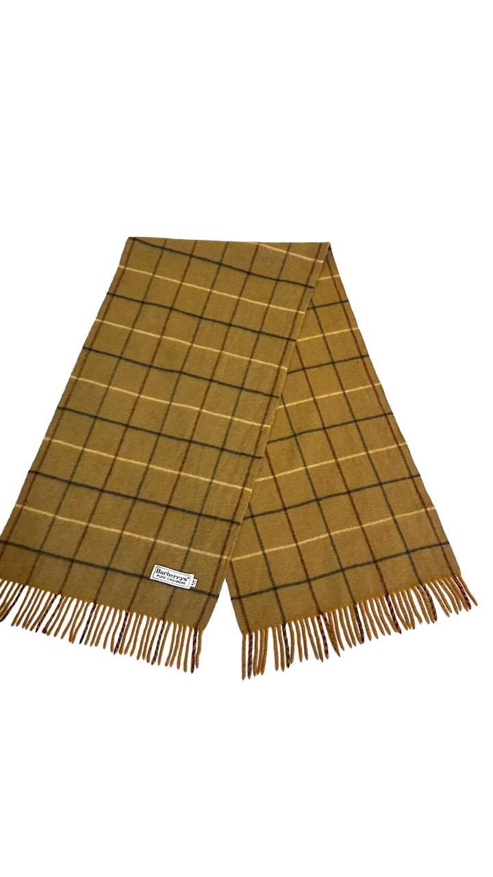 Burberry Burberrys Vintage CASHMERE Scarf / Muffler Size ONE SIZE - 2 Thumbnail