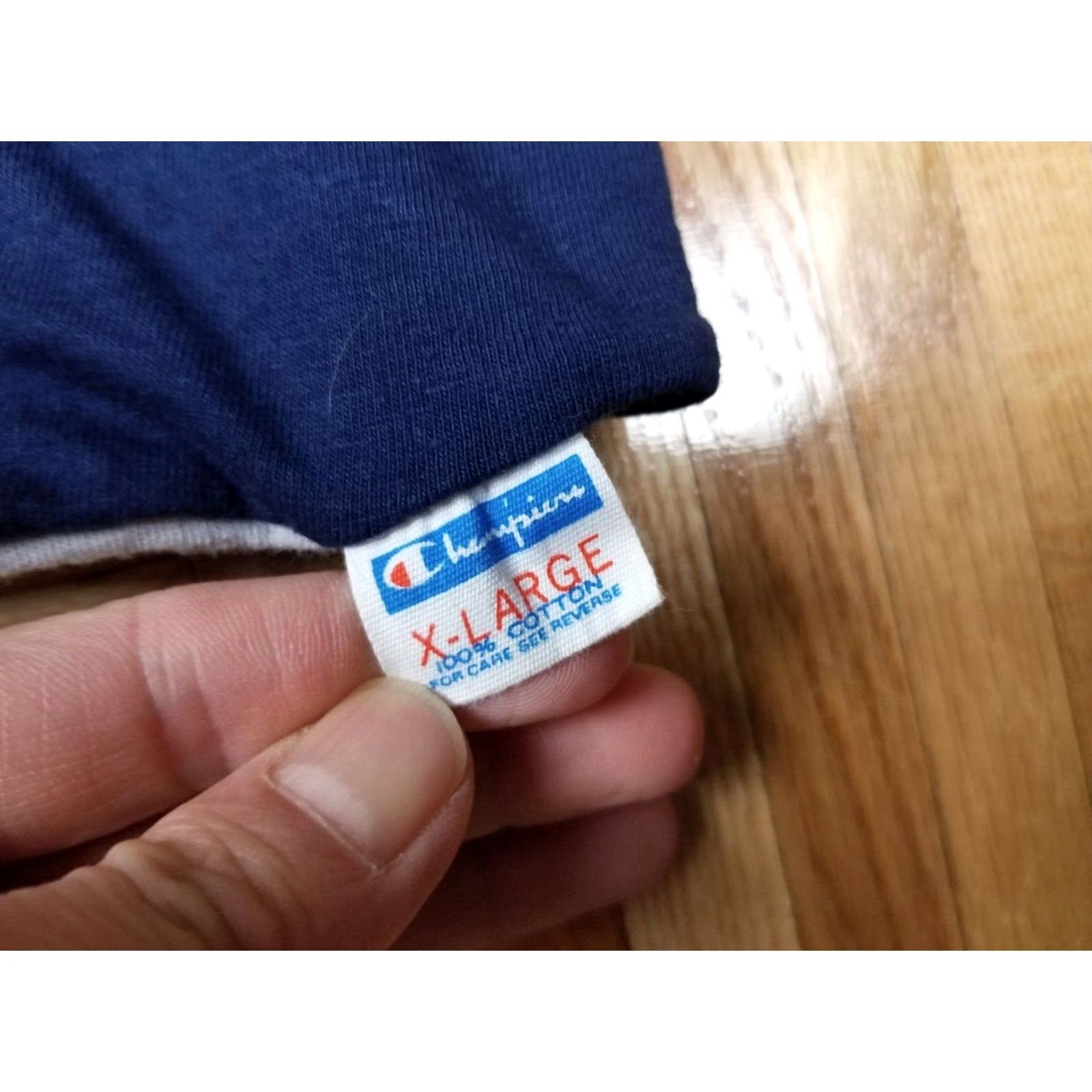 Champion VINTAGE USA Champion BLUE BAR 2 PLY TANK TOP MEN'S XLARGE T-Shirt Size US XL / EU 56 / 4 - 3 Thumbnail