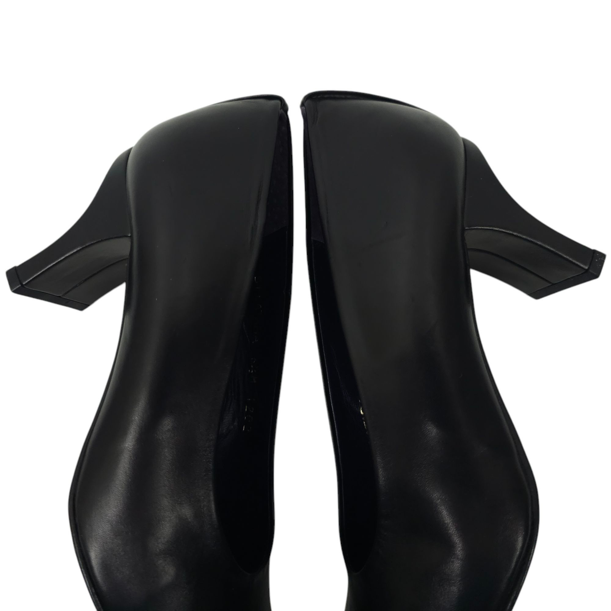 Donald Pliner Donald J Pliner Latara Leather Heels Womens 6.5 M Black Pump Size US 6.5 / IT 36.5 - 16 Thumbnail