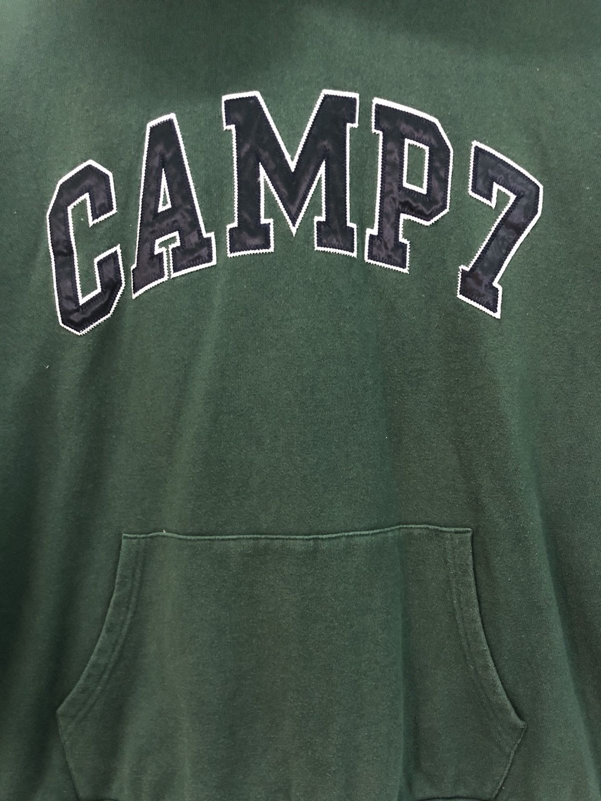 Japanese Brand × Vintage Camp7 Big Logo Boxy Hoodie Size US M / EU 48-50 / 2 - 8 Thumbnail