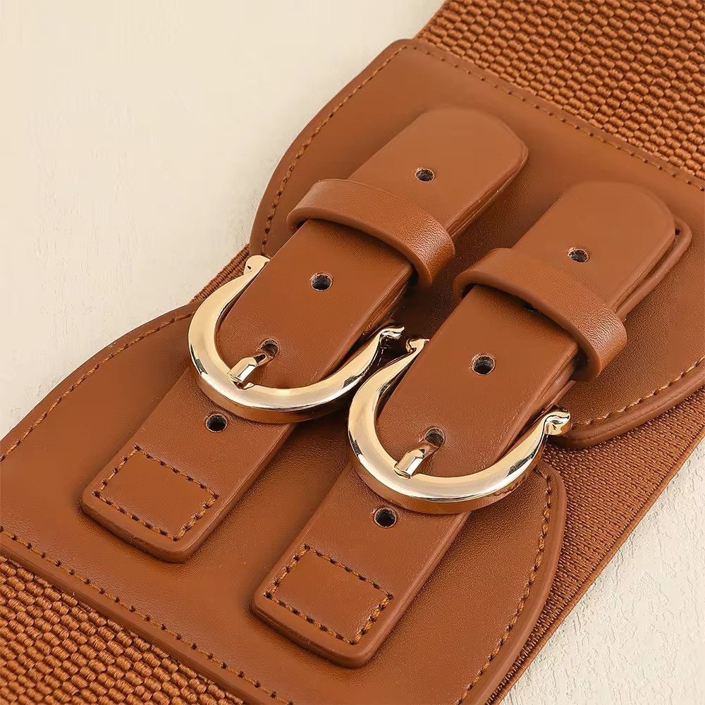 Vintage Vintage Pin Buckle Elastic Belt Size ONE SIZE - 6 Thumbnail
