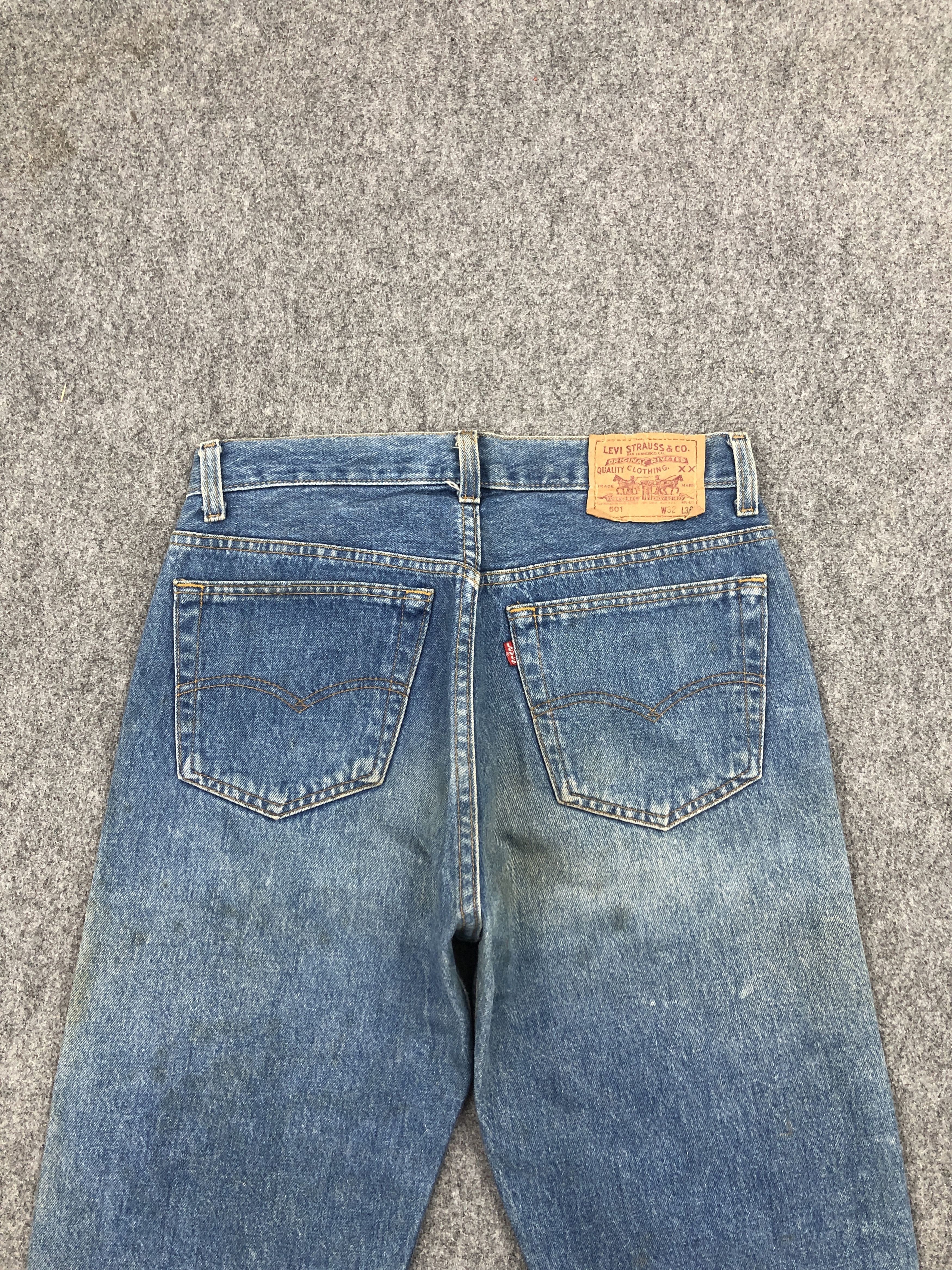 Levi's × Vintage Vintage 90s Levis 501 Light Blue Jeans Size US 29 - 5 Thumbnail