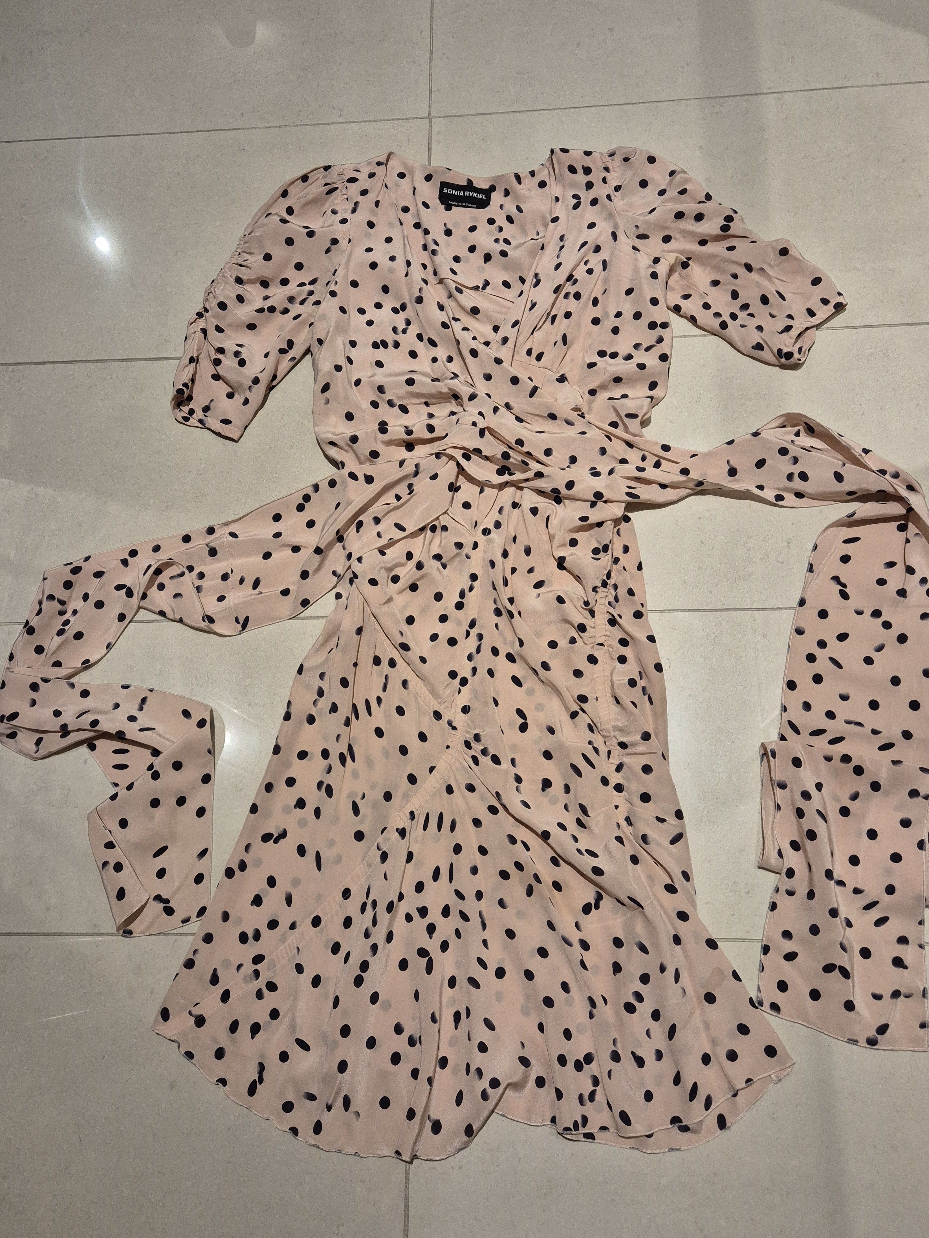 Sonia Rykiel Sonia Rykiel archive pink silk wrap bodice dress Size XS / US 0-2 / IT 36-38 - 5 Thumbnail