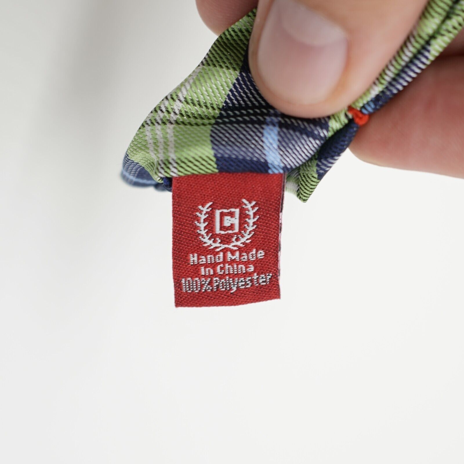 Chaps Chaps Blue Green Plaid Boys Polyester Tie Size ONE SIZE - 4 Thumbnail