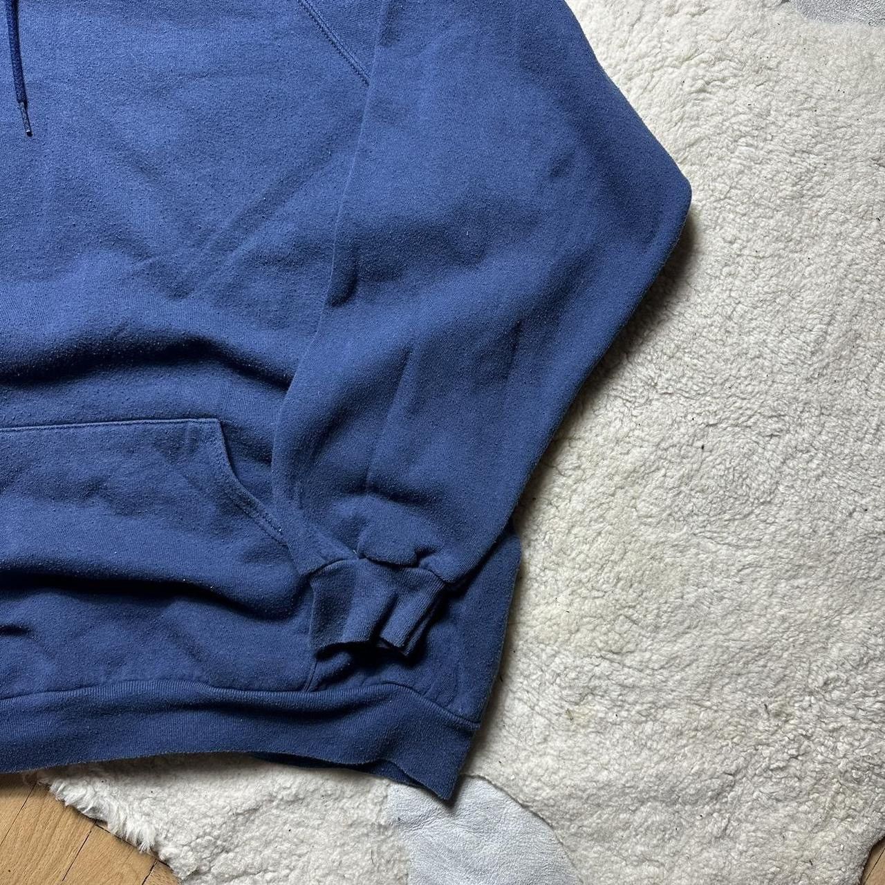 Fruit Of The Loom × Vintage Vintage 90s FOTL black Hoodie navy Size US XXL / EU 58 / 5 - 4 Thumbnail