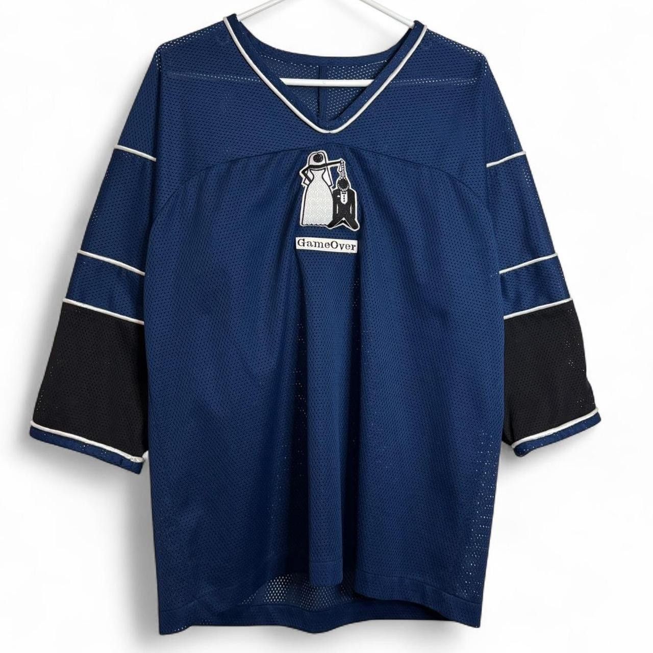 Vintage Vintage Navy Humor Game Over Wedding Jersey - L Size US L / EU 52-54 / 3 - 1 Thumbnail