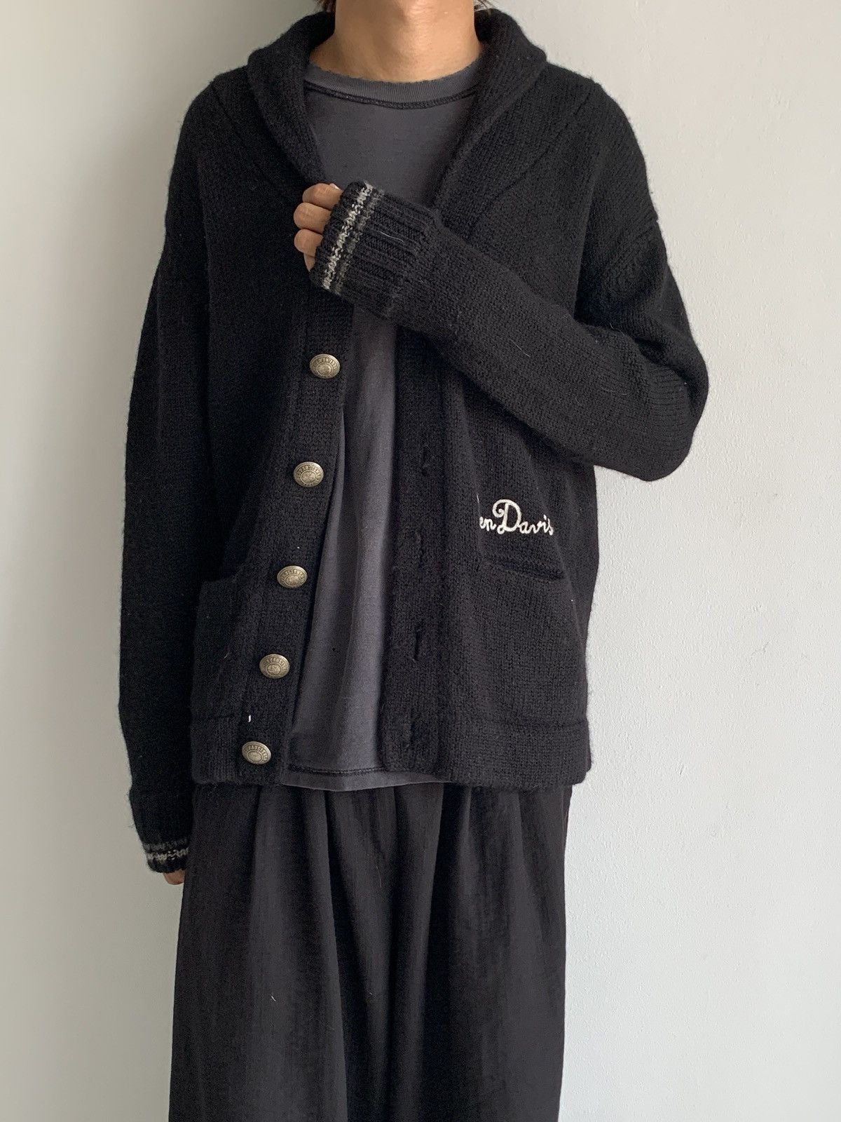 Vintage Vintage Ben Devis Wool Knit Cardigan Size US M / EU 48-50 / 2 - 2 Thumbnail