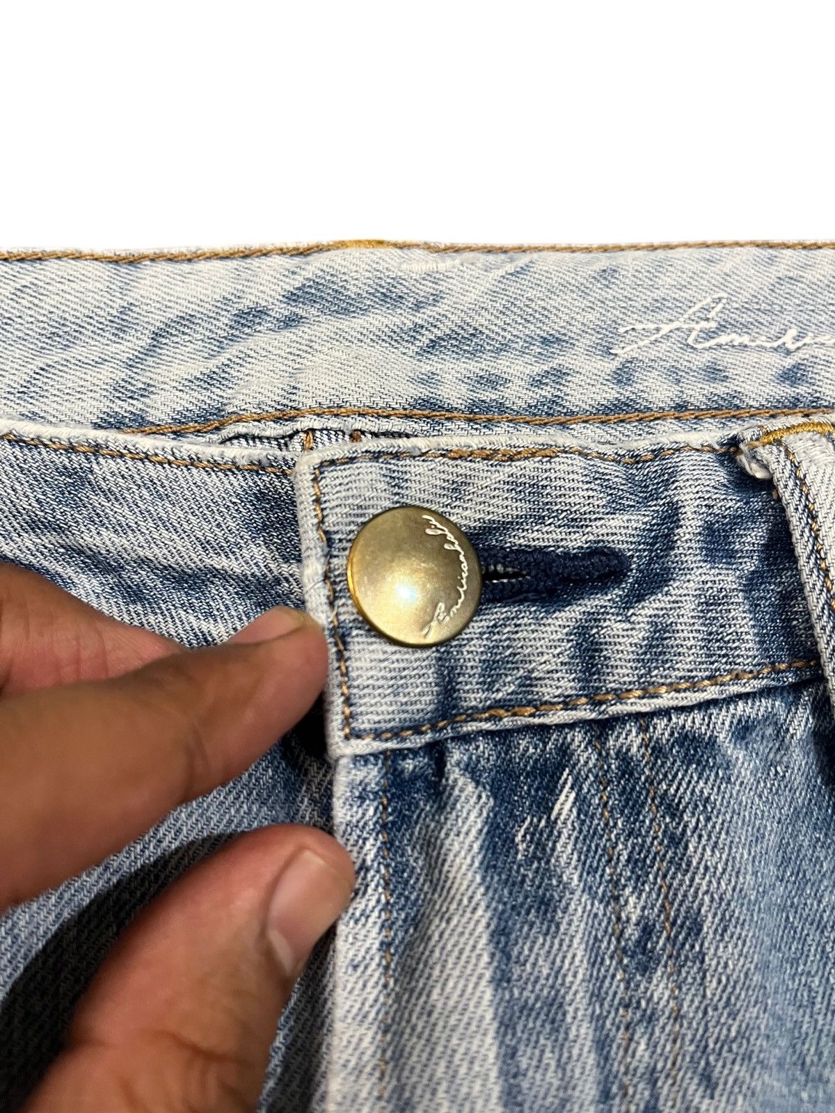 Other Vintage America Holic Baggy Distressed Denim Size US 30 / EU 46 - 5 Thumbnail