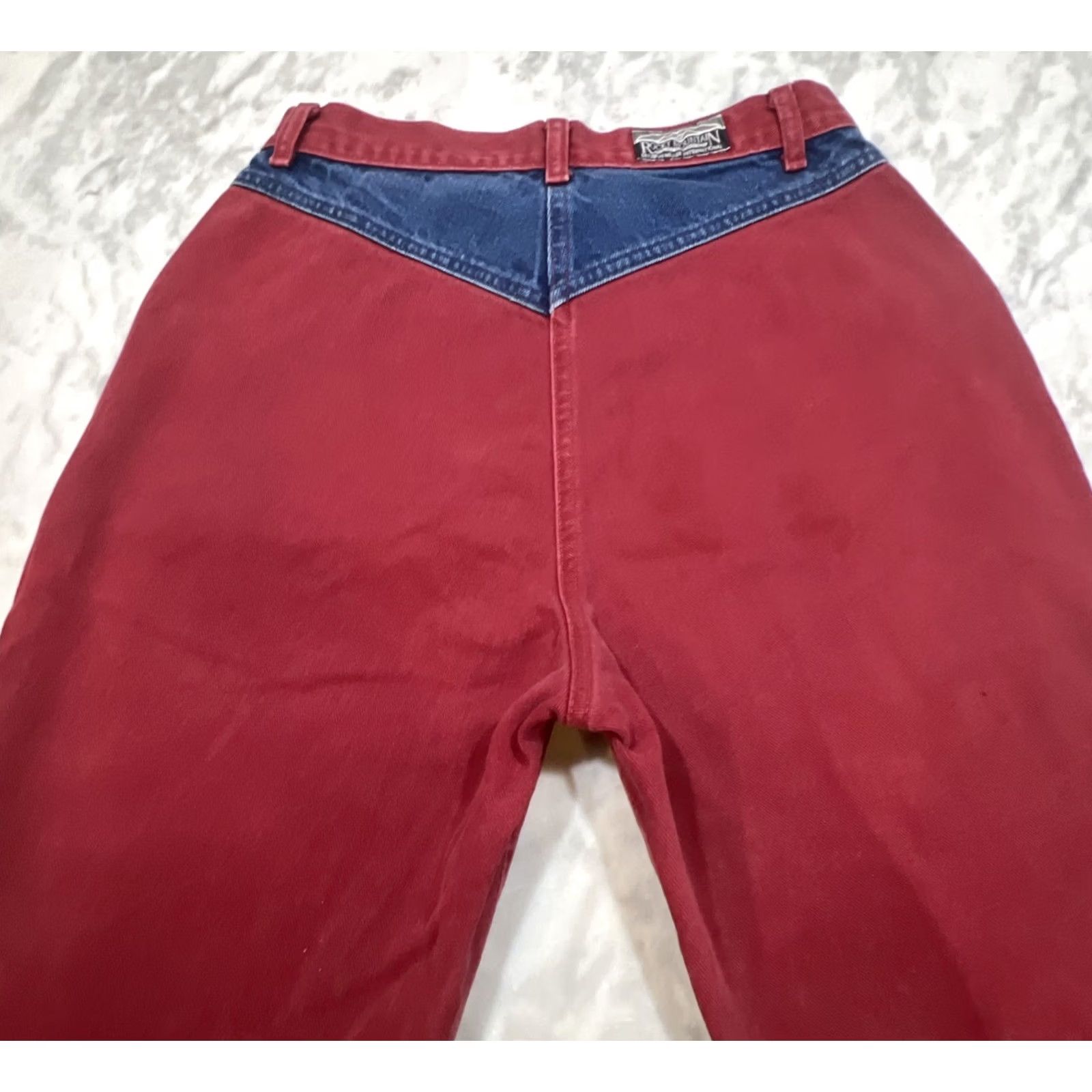 Vintage Vintage Rockies Western 2 Tone Jeans Women - 32/13 - 36 Inseam Cowgirl Size 34" / US 12 / IT 48 - 5 Thumbnail