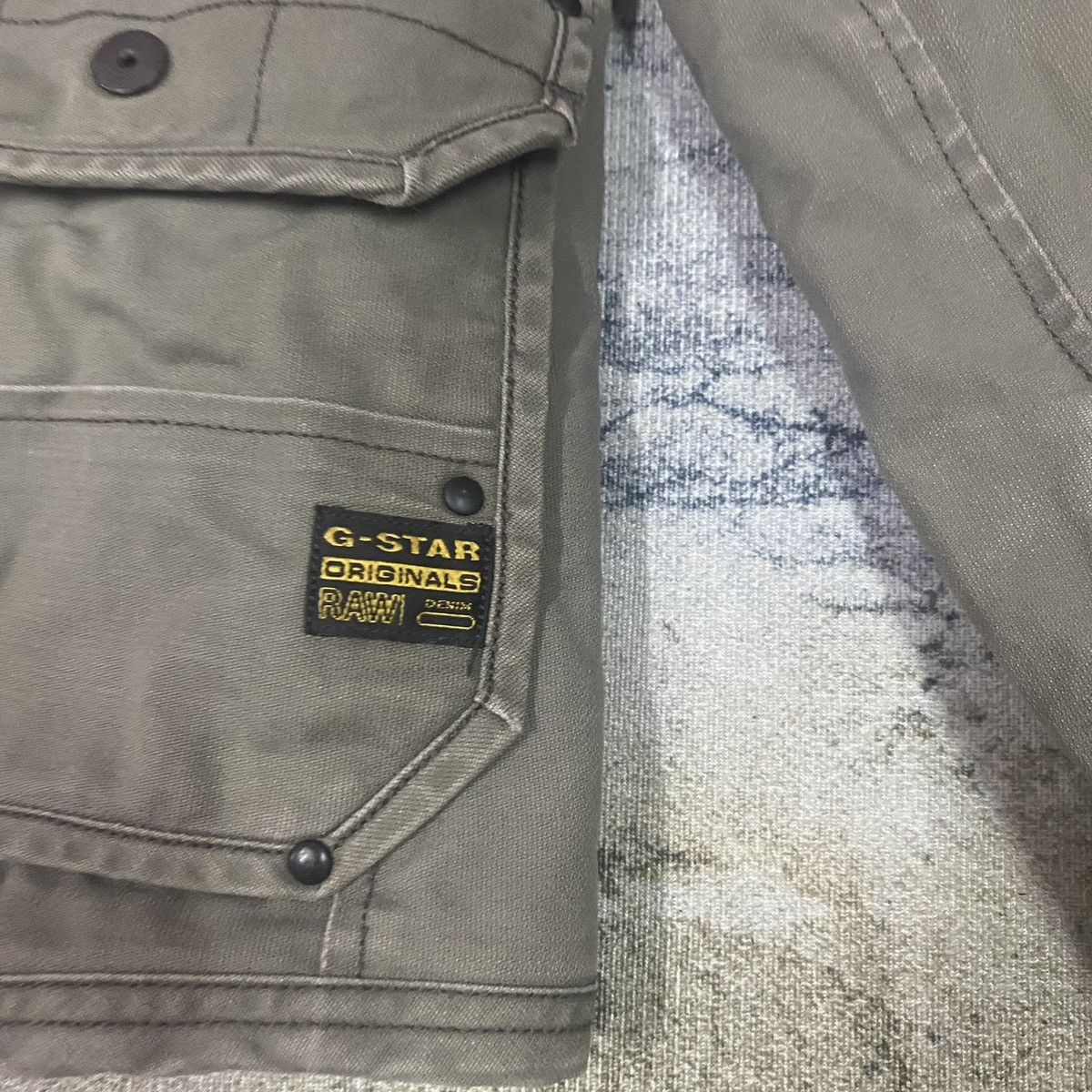 G-Star × Japanese Brand Vintage G star Military Combat Style Field Jacket Size US L / EU 52-54 / 3 - 8 Thumbnail