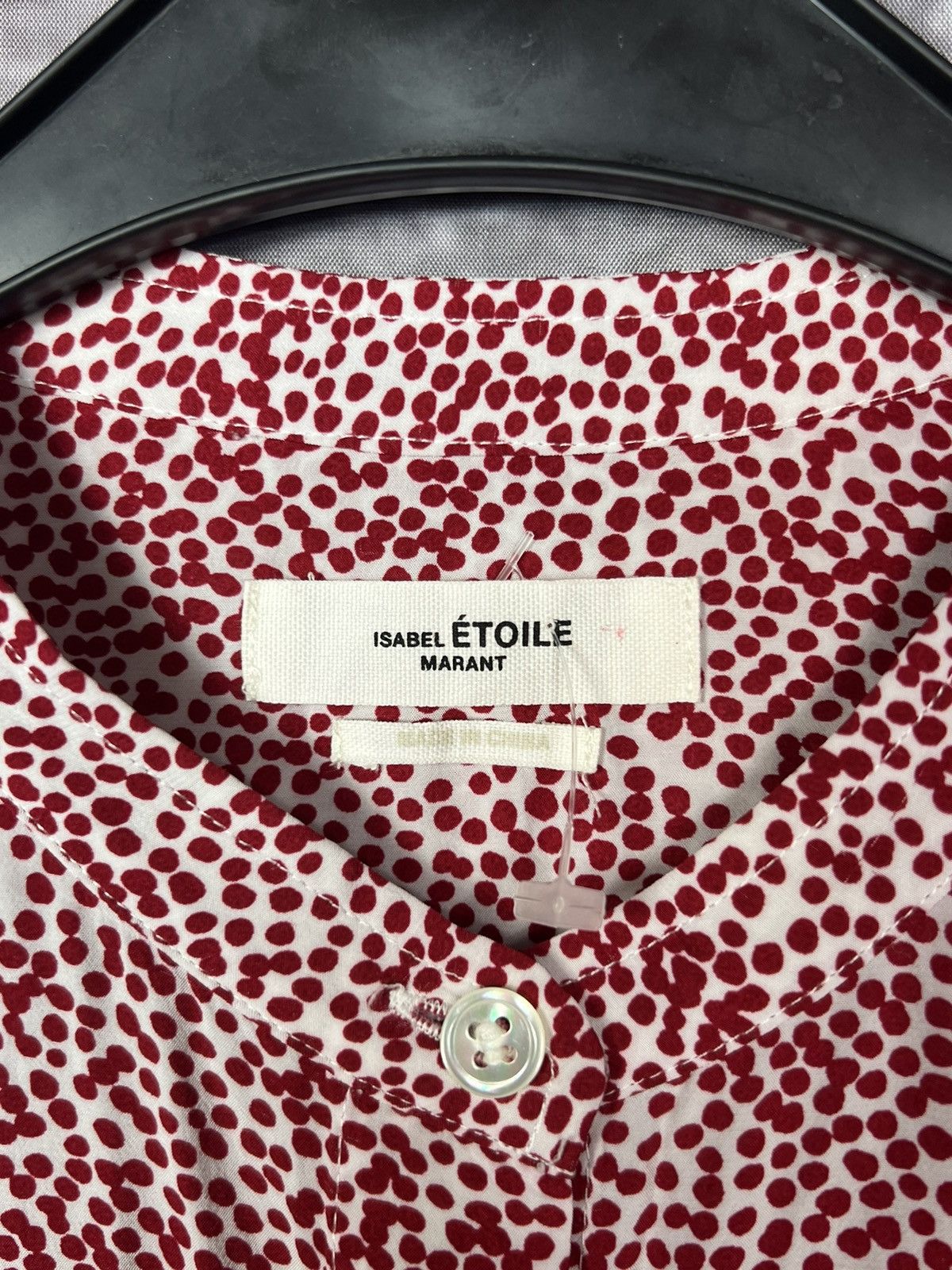 Isabel Marant Isabel Marant Catchell polka dot shirt in red Size M / US 6-8 / IT 42-44 - 4 Thumbnail