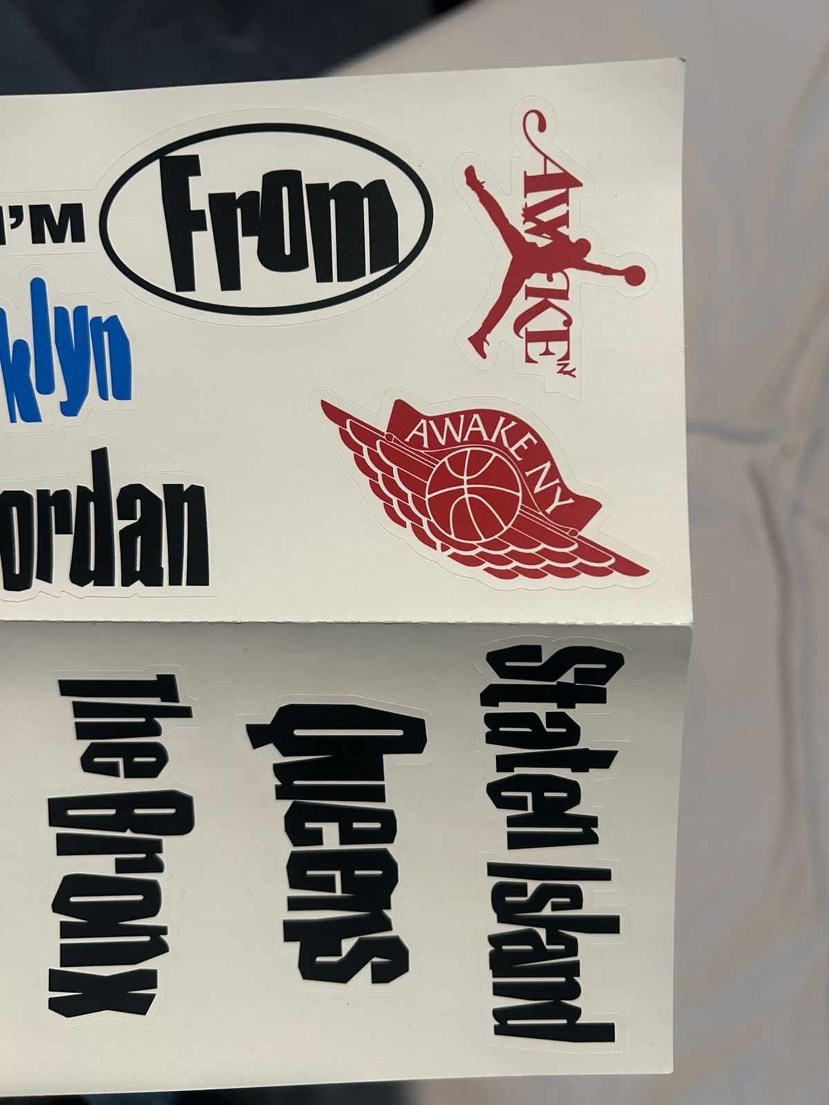 Awake NY × Jordan Brand × Nike Jordan x Awake NY sticker pack Size ONE SIZE - 2 Thumbnail